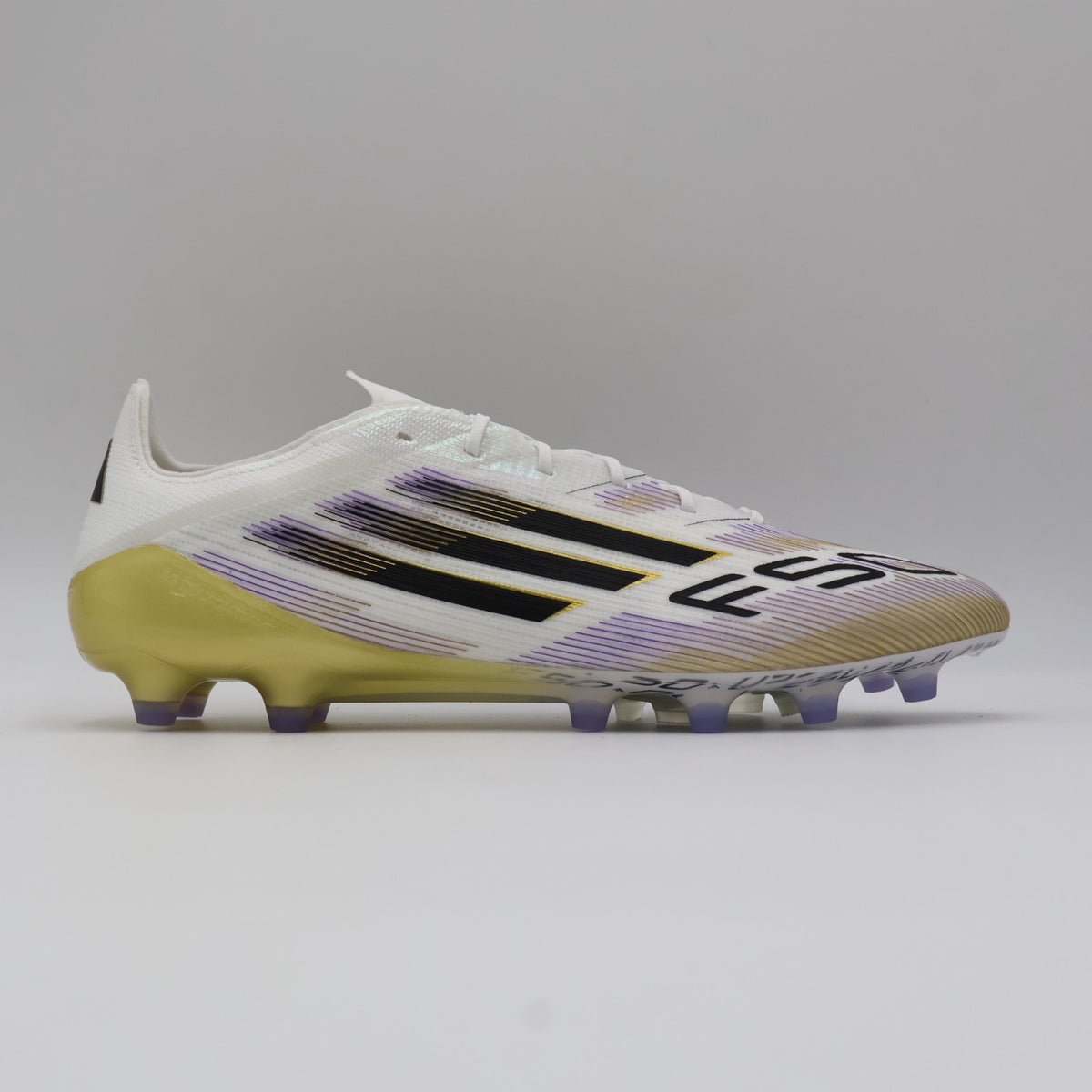 JR2119 adidas F50 Elite AG Cloud White Core Black Gold Metallic (Men's)