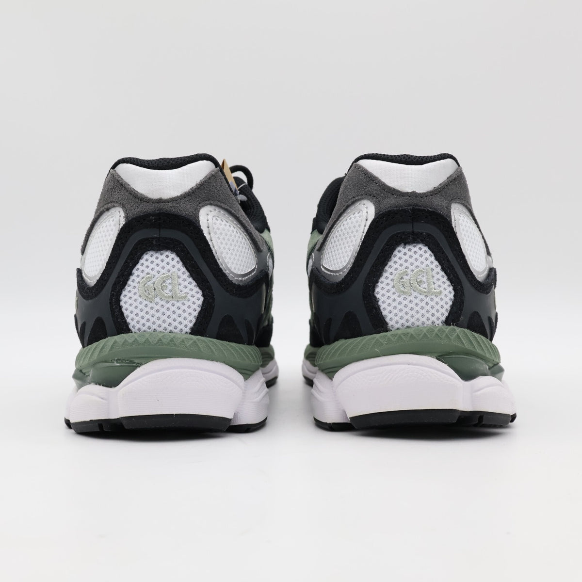 1201A789-101 Asics Gel-NYC White Ivy Black Sage Green Grey Black Khaki (Men's)