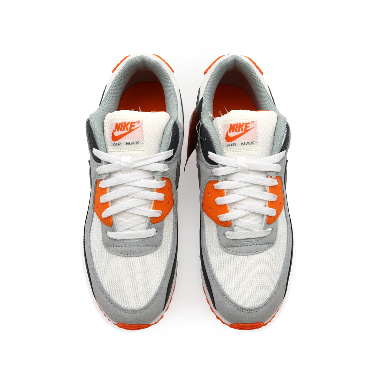 DM0029-108 Nike Air Max 90 Safety Orange White Safety Orange Dark Smoke (Men's)