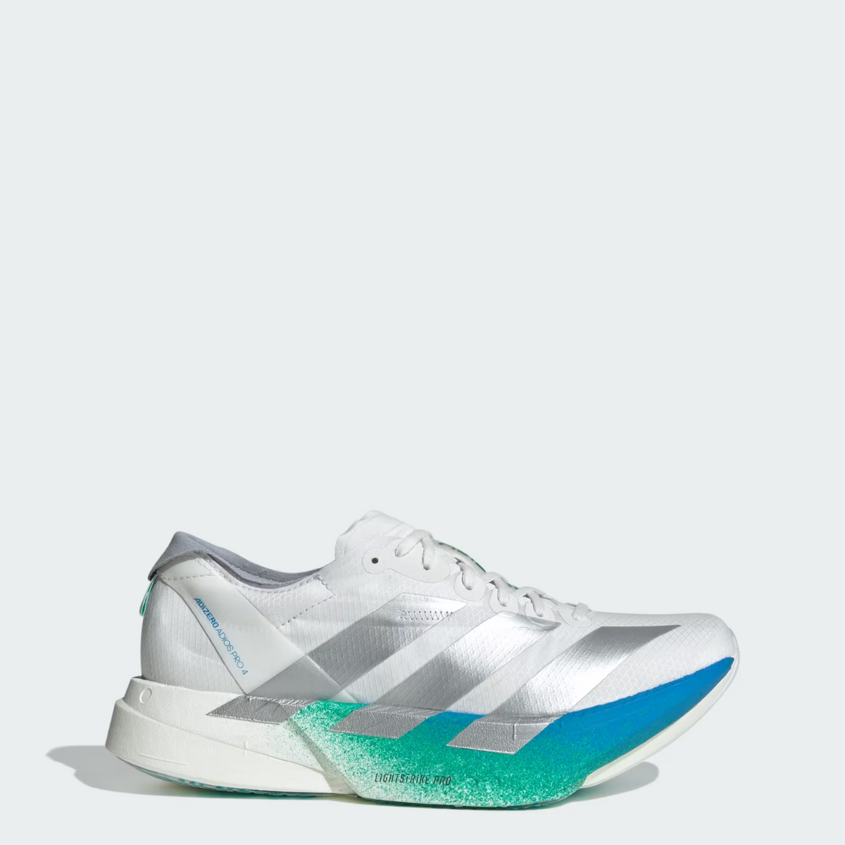 JR6354 adidas Adizero Adios Pro 4 Crystal White Matte Silver Glory (Women's)