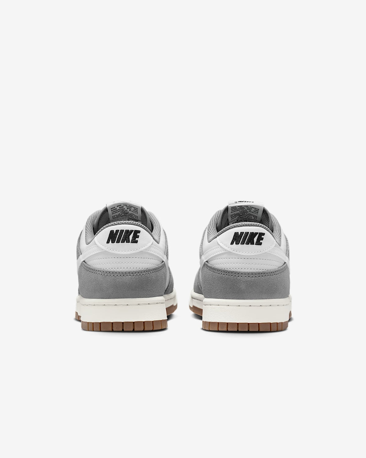 IB6399-001 Nike Dunk Low Grey Suede (Men's)