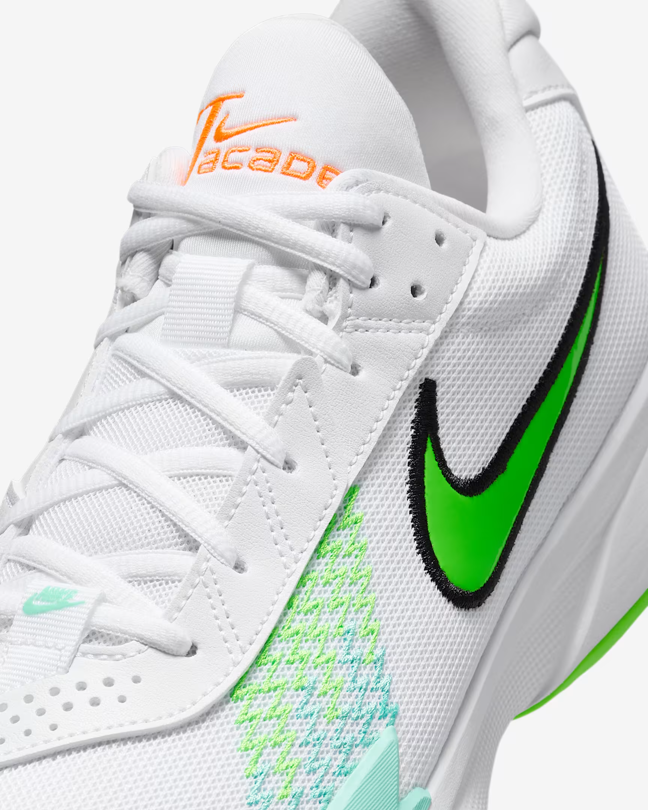 FB2598-107 Nike GT Cut Academy White Bleached Turquoise Black (Men's)