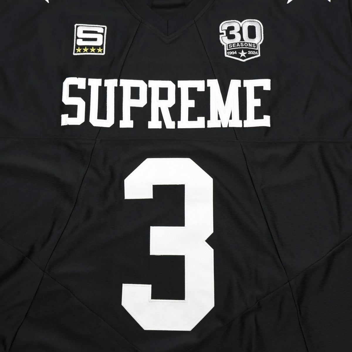 Supreme Star Football Jersey Black