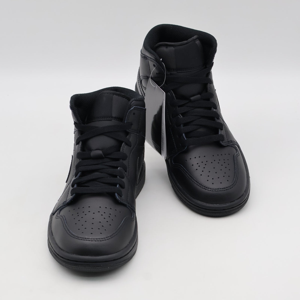 554724-093 Nike Air Jordan 1 Mid Triple Black (Men's)