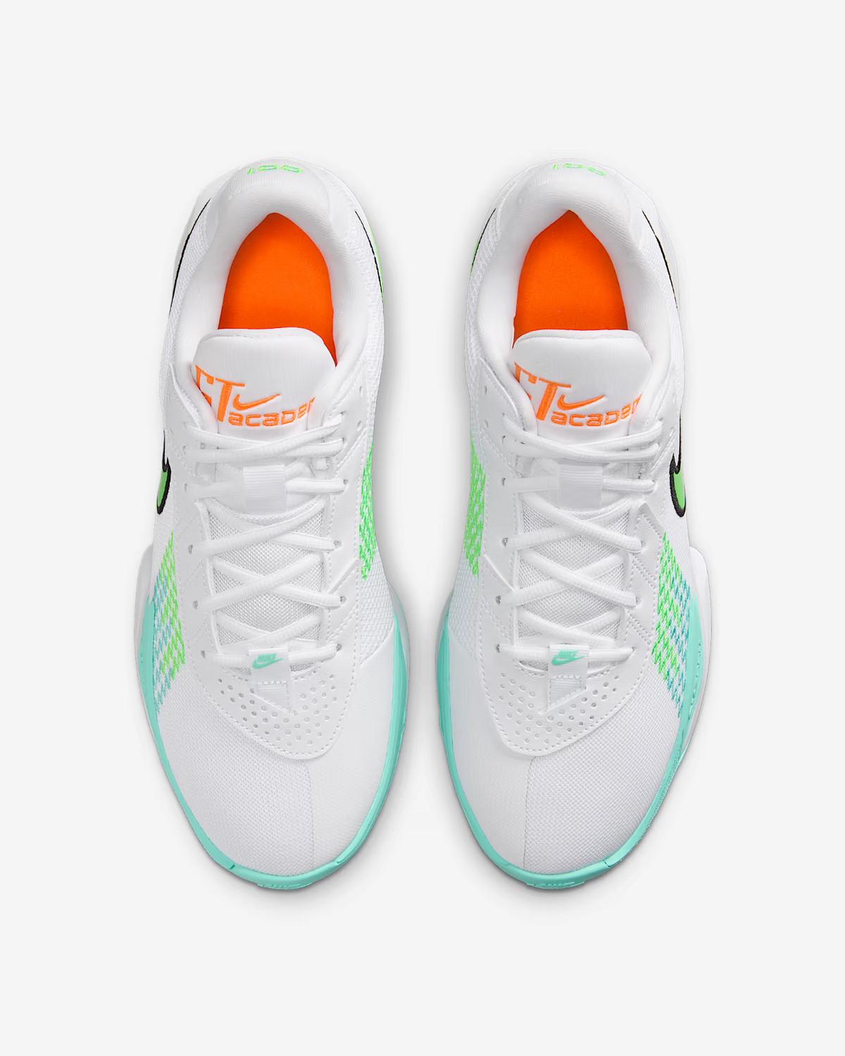 FB2598-107 Nike GT Cut Academy White Bleached Turquoise Black (Men's)