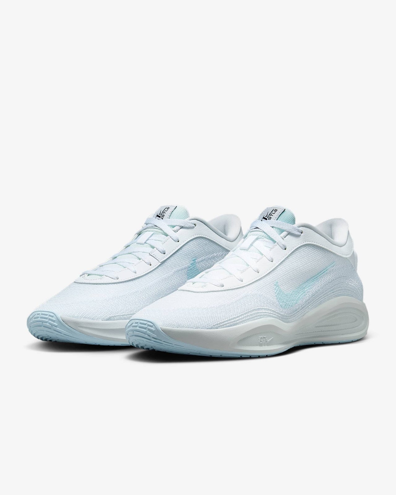 FJ7808-101 Nike GT Hustle Academy White Pure Platinum Glacier Blue (Men's)