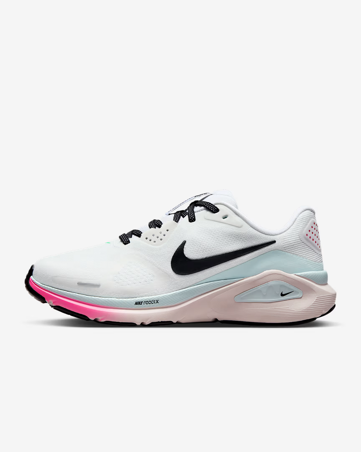 HJ1101-110 Nike Structure 26 White Glacier Ice Hyper Pink Black (Women's)