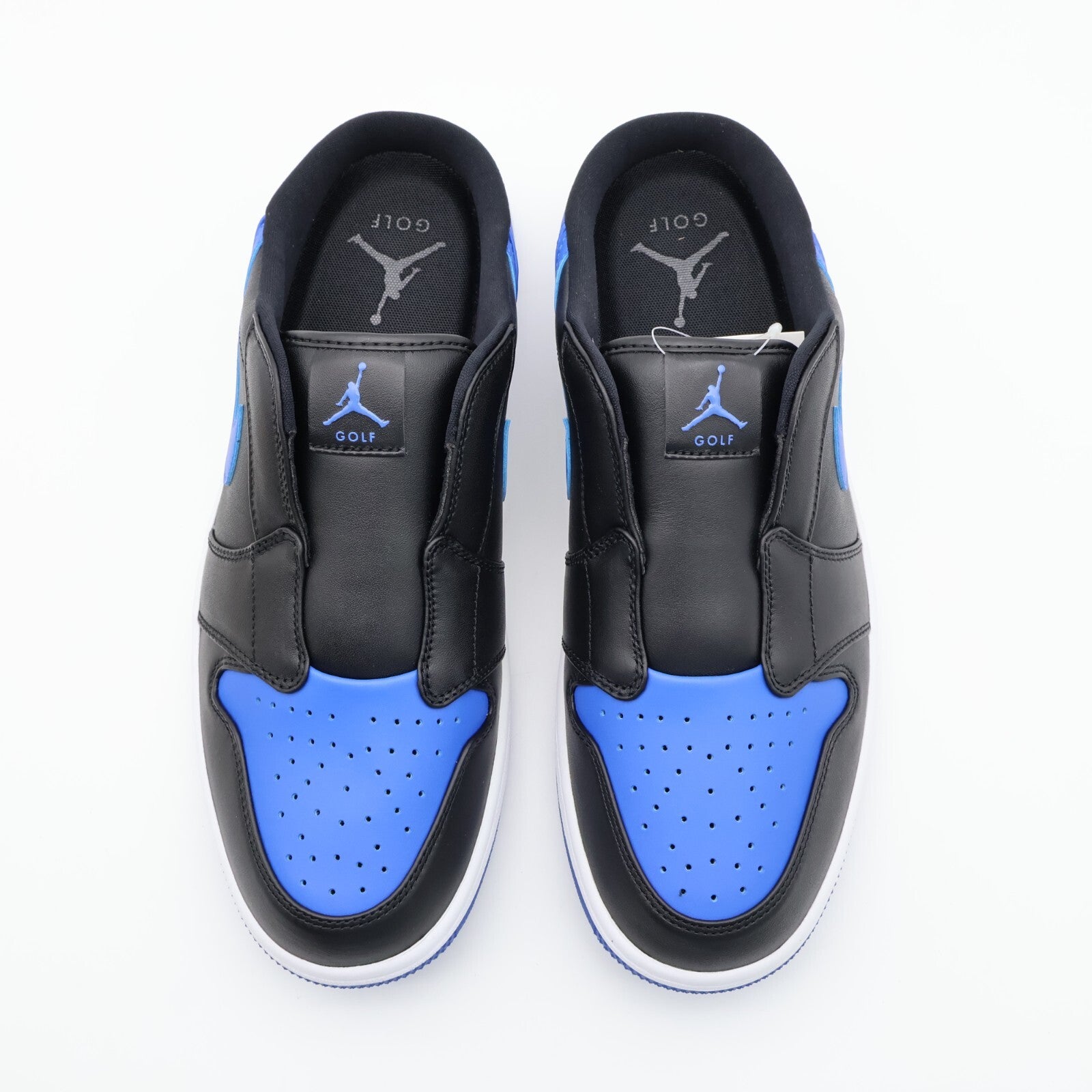 FJ1214-002 Nike Air Jordan Mule Golf Black White Royal