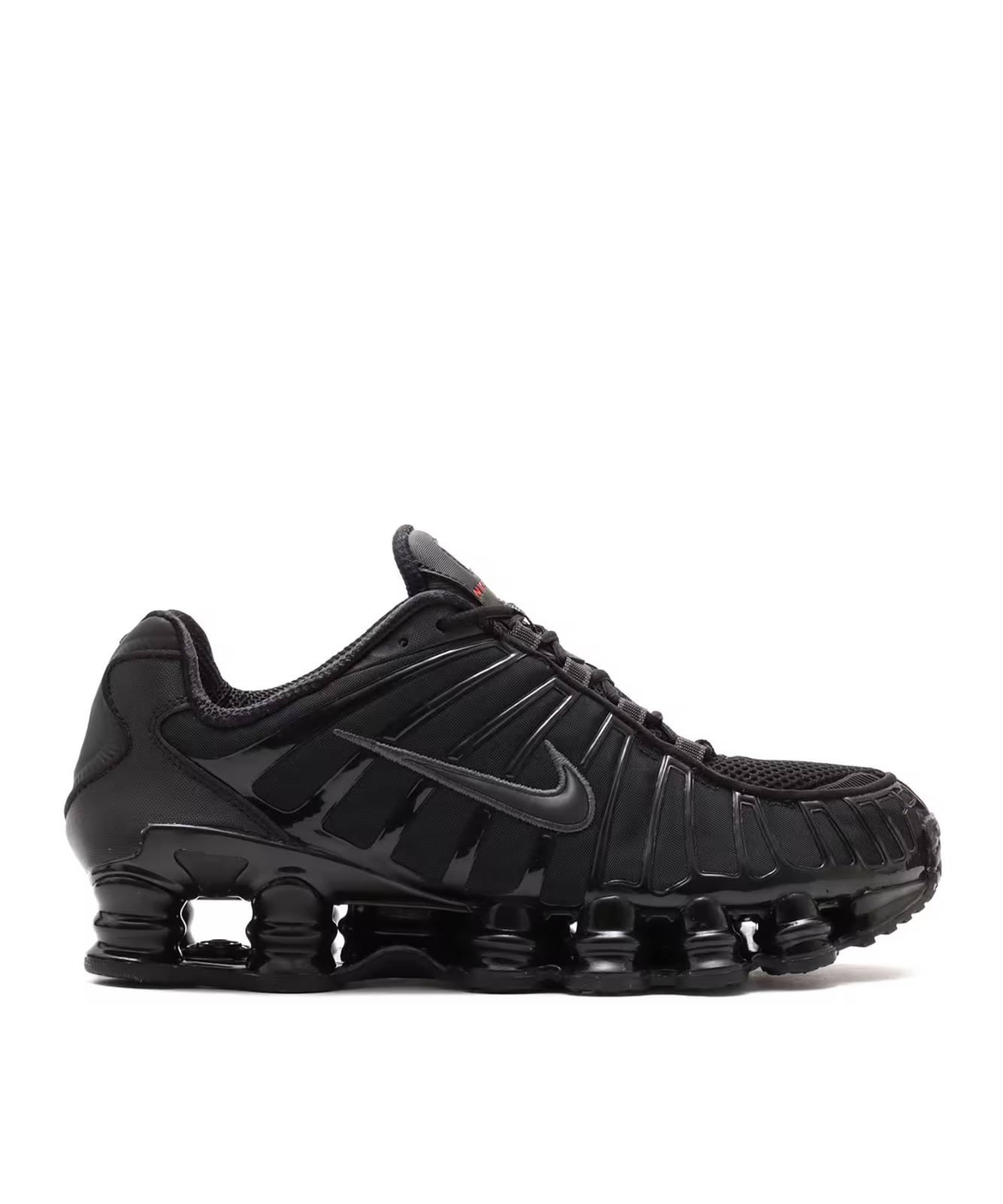 AV3595-002 Nike Shox TL Black Metallic Hematite Max Orange Black (Men's)