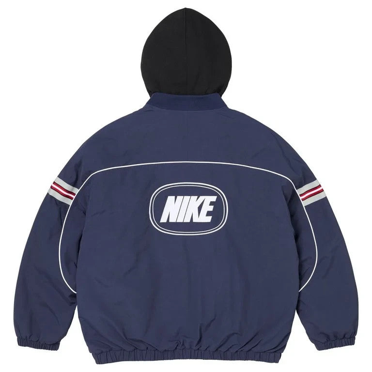 Supreme x Nike Nylon Hooded Jacket Navy