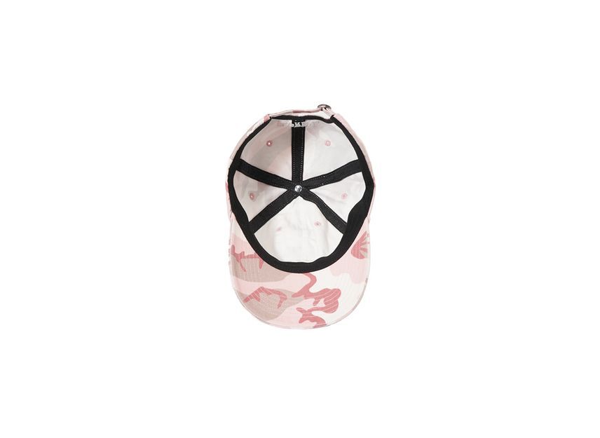 Supreme Pigment Coated S Logo 6-Panel Pink Camo