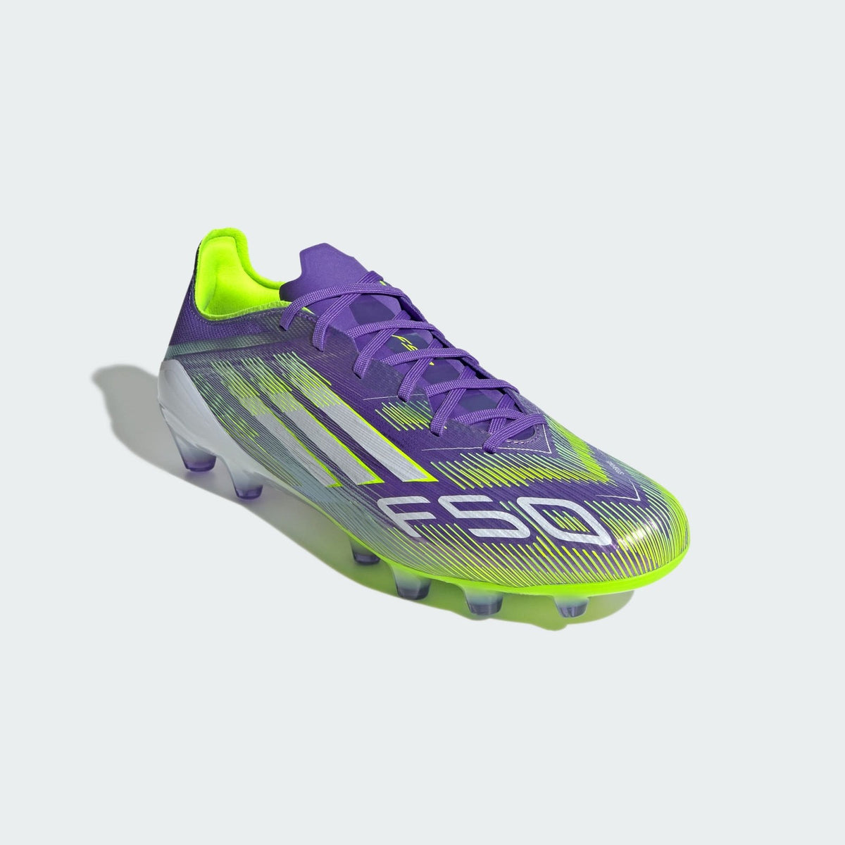 JR4396 adidas F50 Pro HG/AG Japan Purple Rush Cloud White Lucid Lemon (Men's)