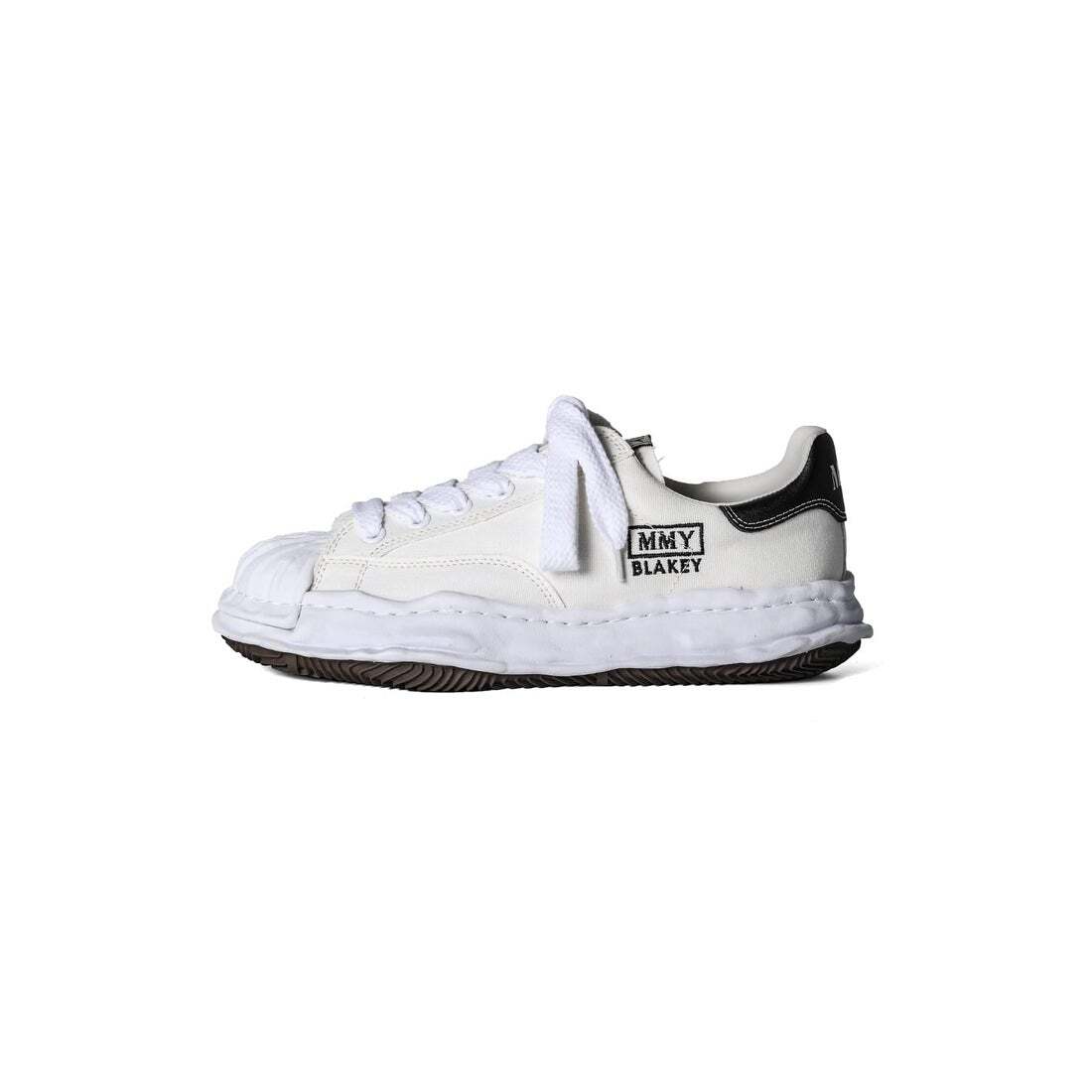 A08FW735-white Maison MIHARA YASUHIRO BLAKEY Original Sole Canvas Low cut (Men's