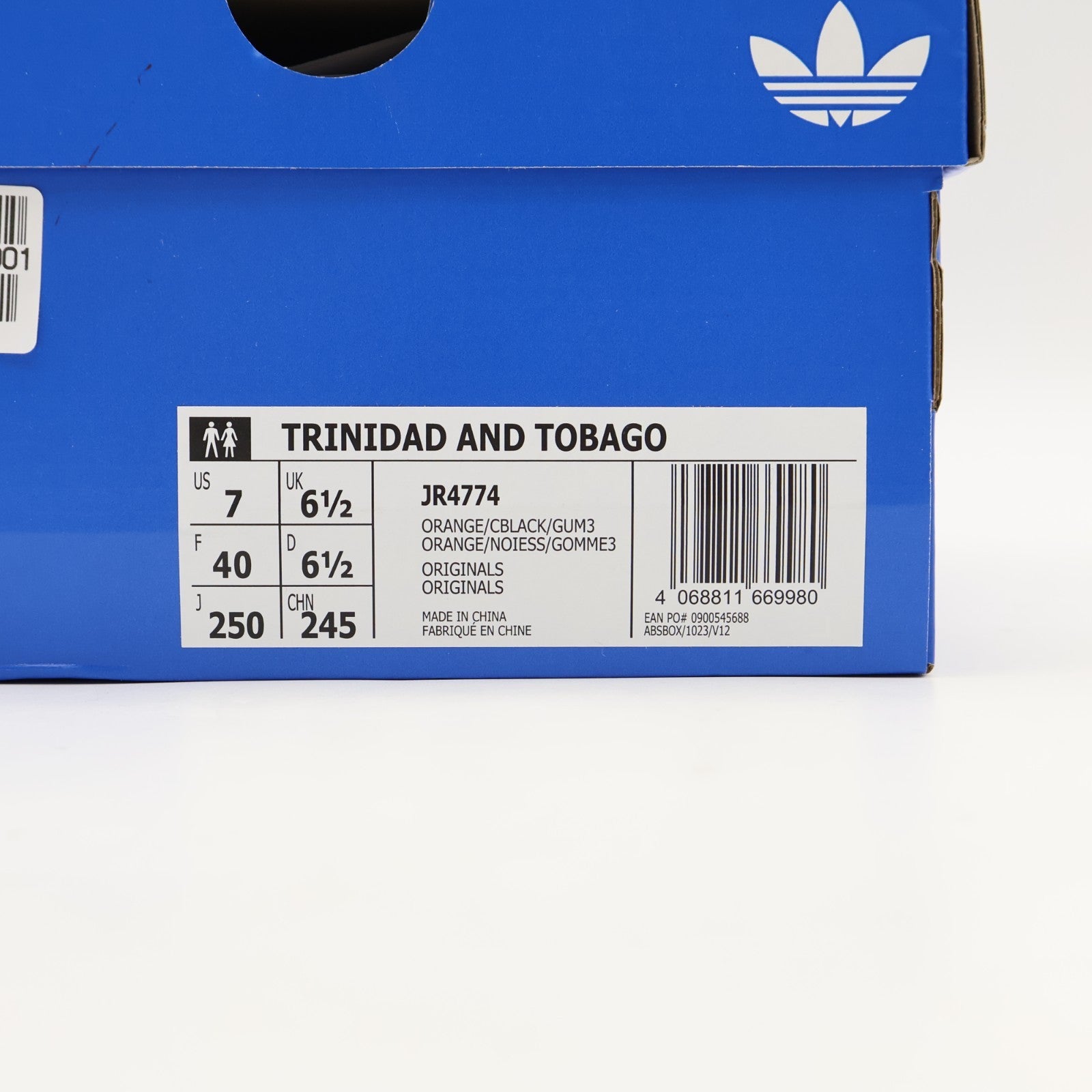 JR4774 adidas Originals Trinidad and Tobago Orange Core Black Gum (Men's)
