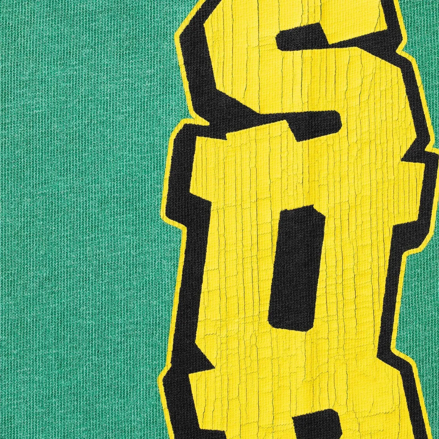 Supreme Cracked Sleeve L/S Top Washed Green
