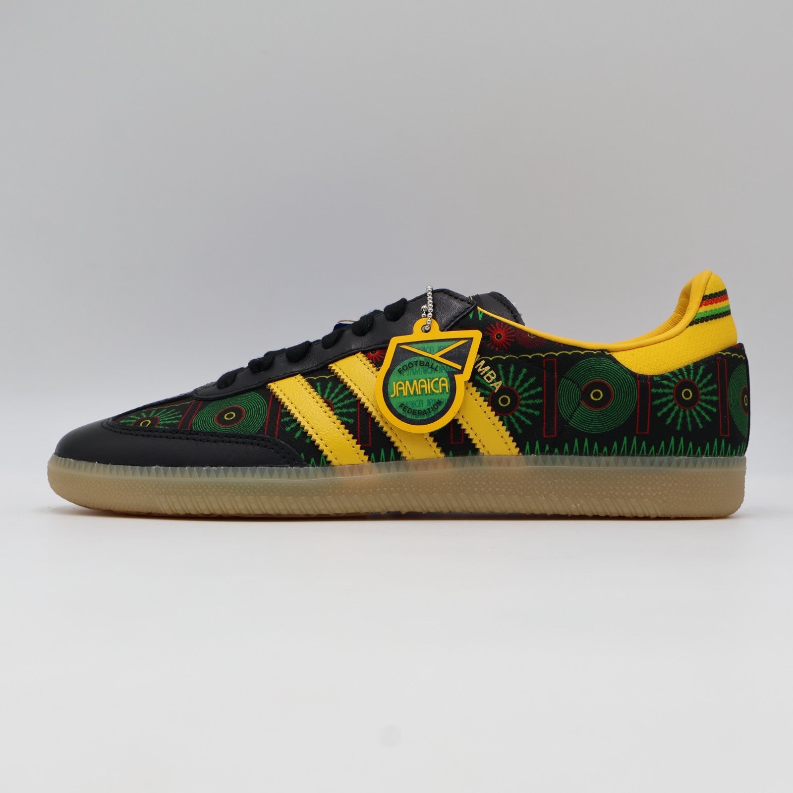 KI8571 Bob Marley adidas Samba Black Yellow Gum (Men's)