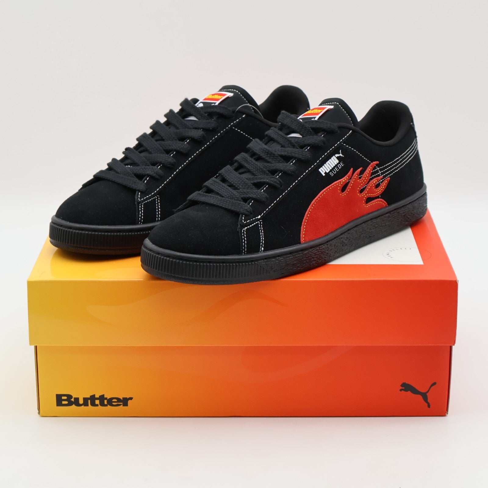 396127-01 Butter Goods Puma Suede Classic Black (Men's)