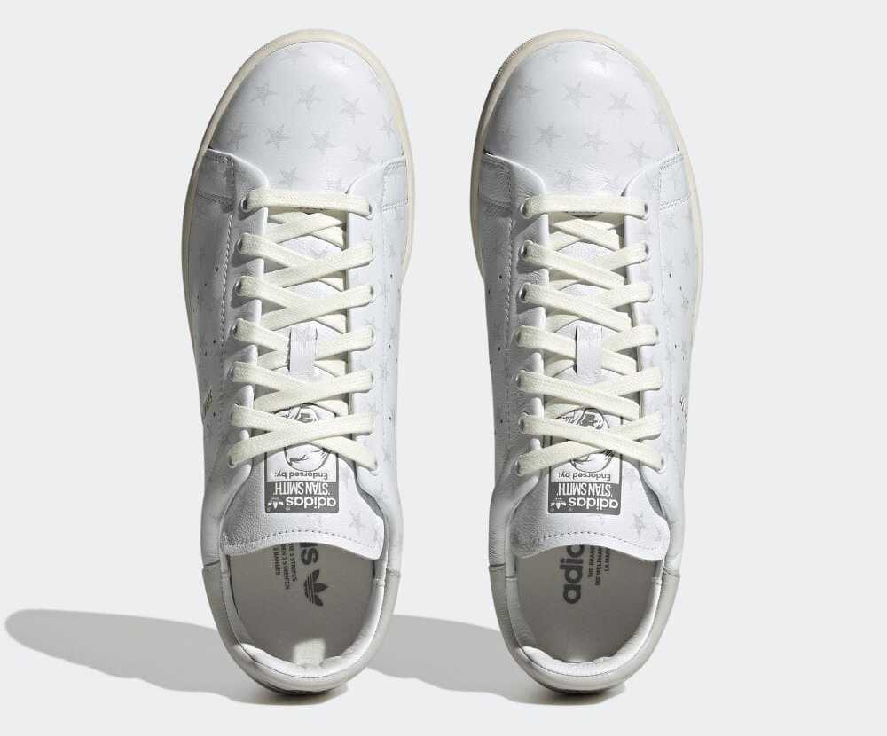 IF9990 atmos Ã adidas Stan Smith LUX GOLD STAR Off White Grey Sail Ivory