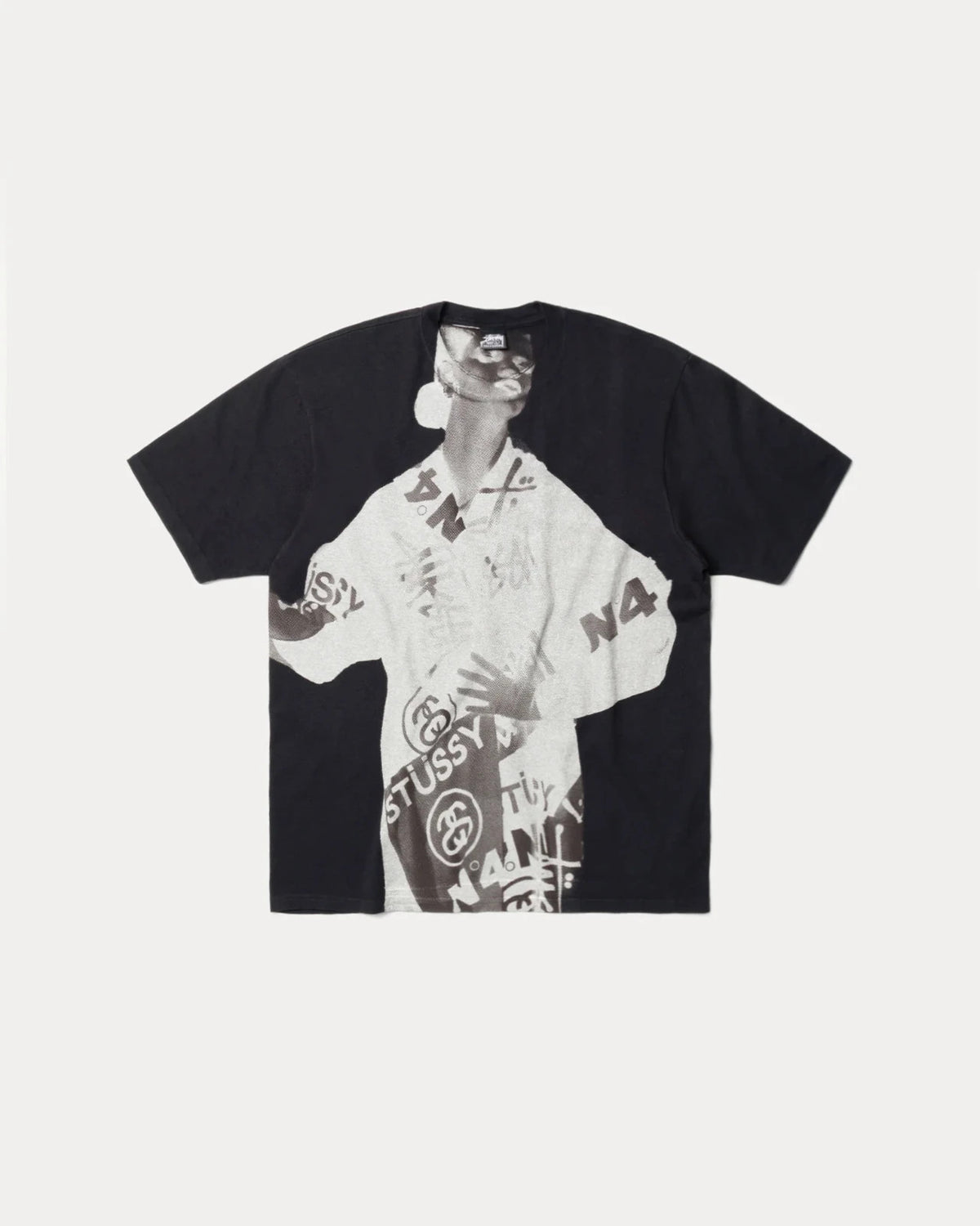Stussy Paris Tee Faded Black