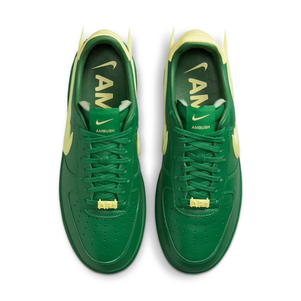 DV3464-300 AMBUSH Ã Nike Air Force 1 Low "Pine Green and Citron" (Men's)