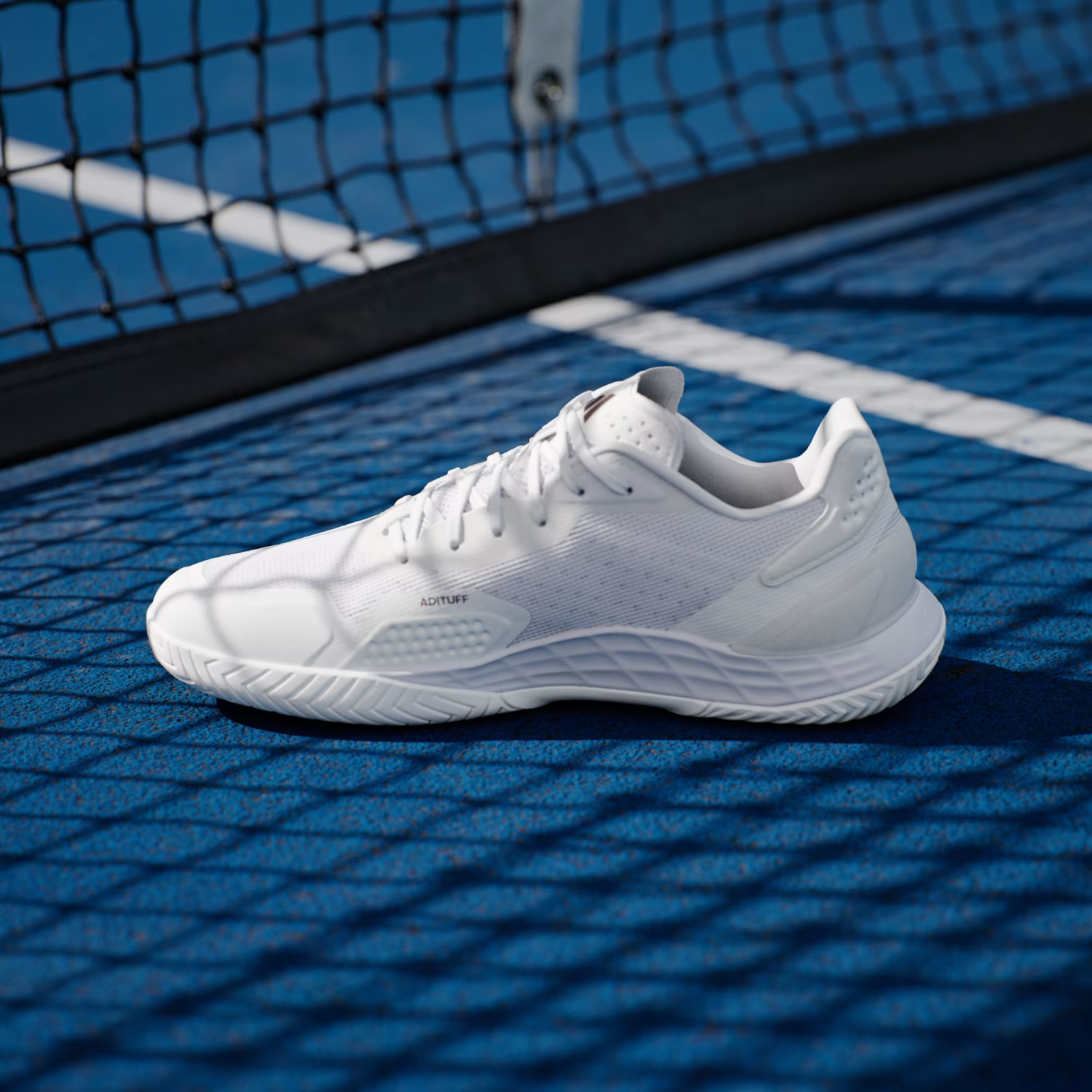 KJ3106 adidas Defiant Speed 2 Tennis "Cloud White/Tech Grey Metallic" (Men's)