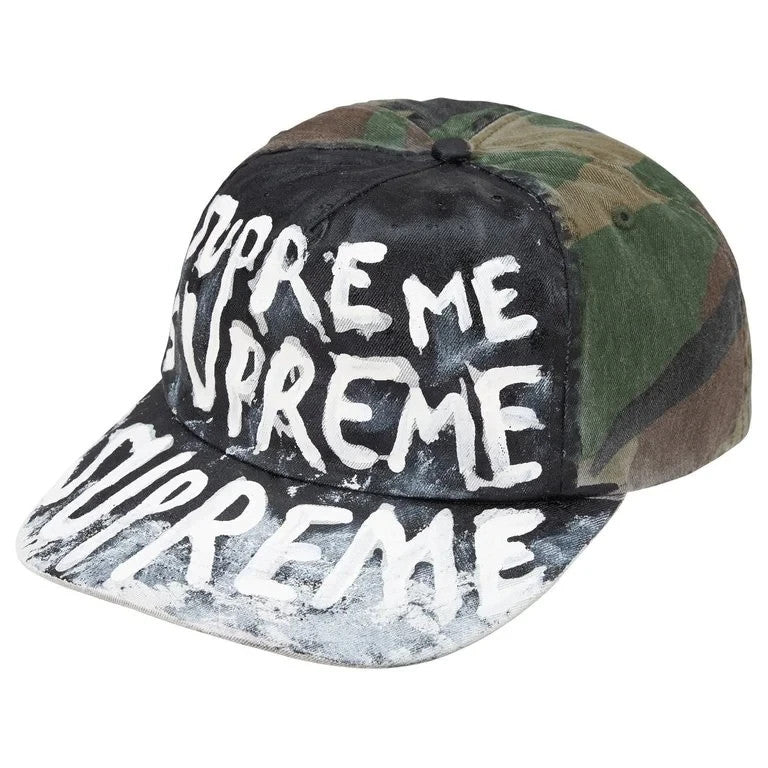 Supreme Painted 5-Panel Woodland Camo