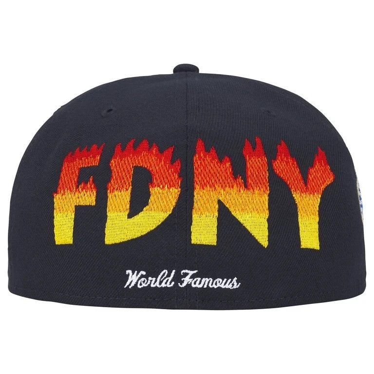 Supreme x FDNY Box Logo New Era Navy