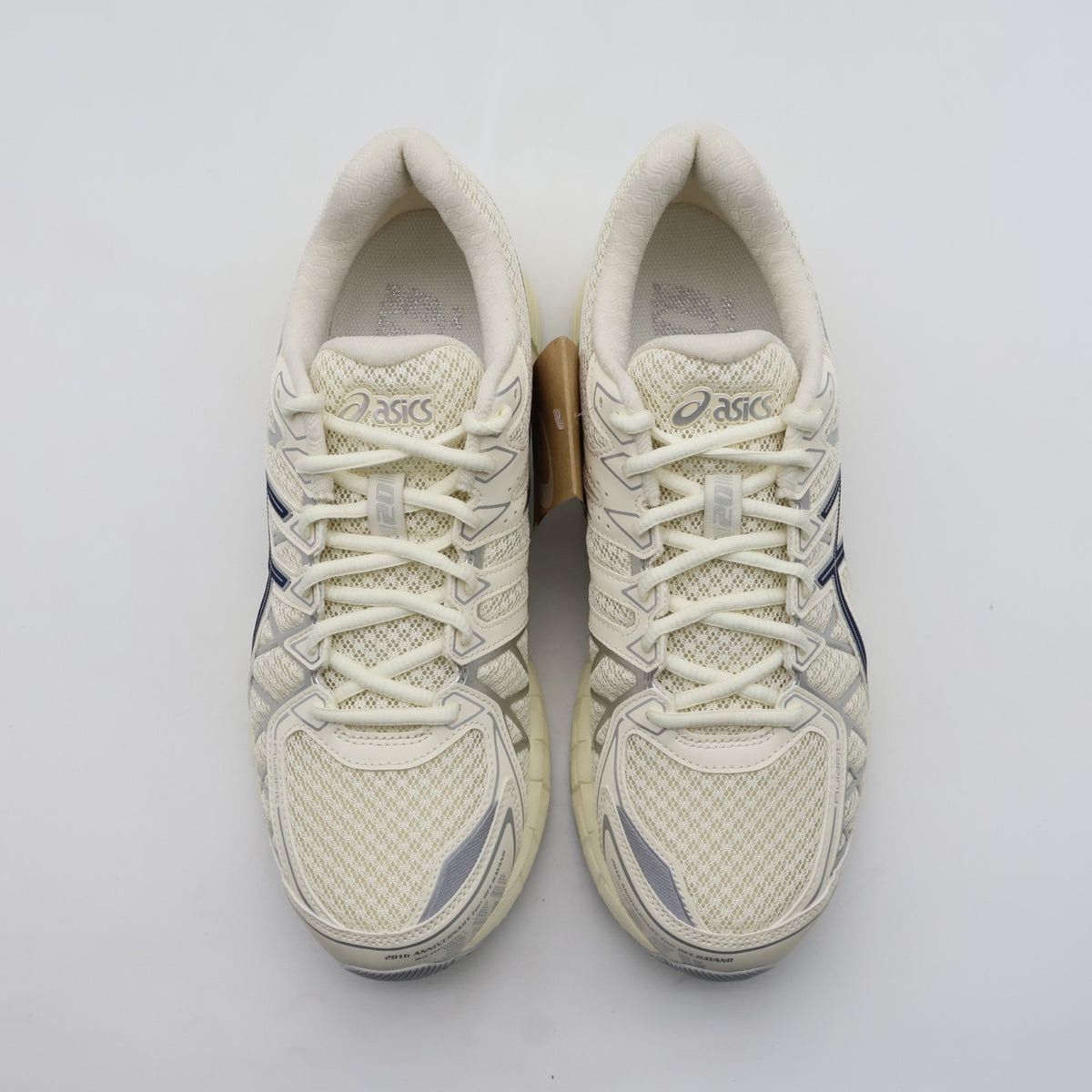 1203A388-104 Asics Gel-Kayano 20 Cream Independence Blue (Men's)
