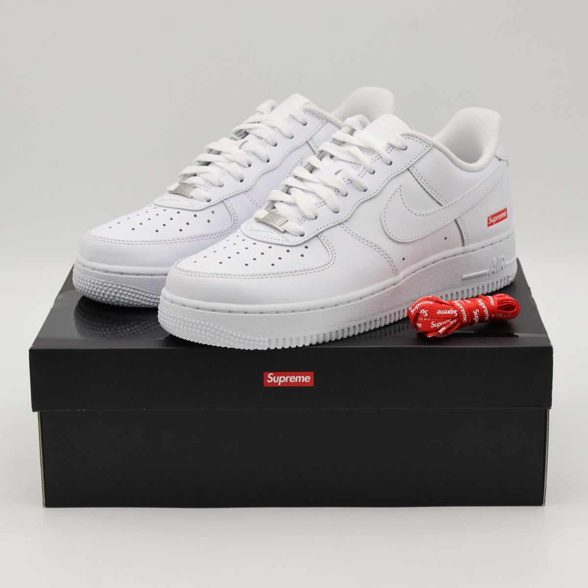 CU9225-100 Supreme Nike Air Force 1 Low White (Men's)