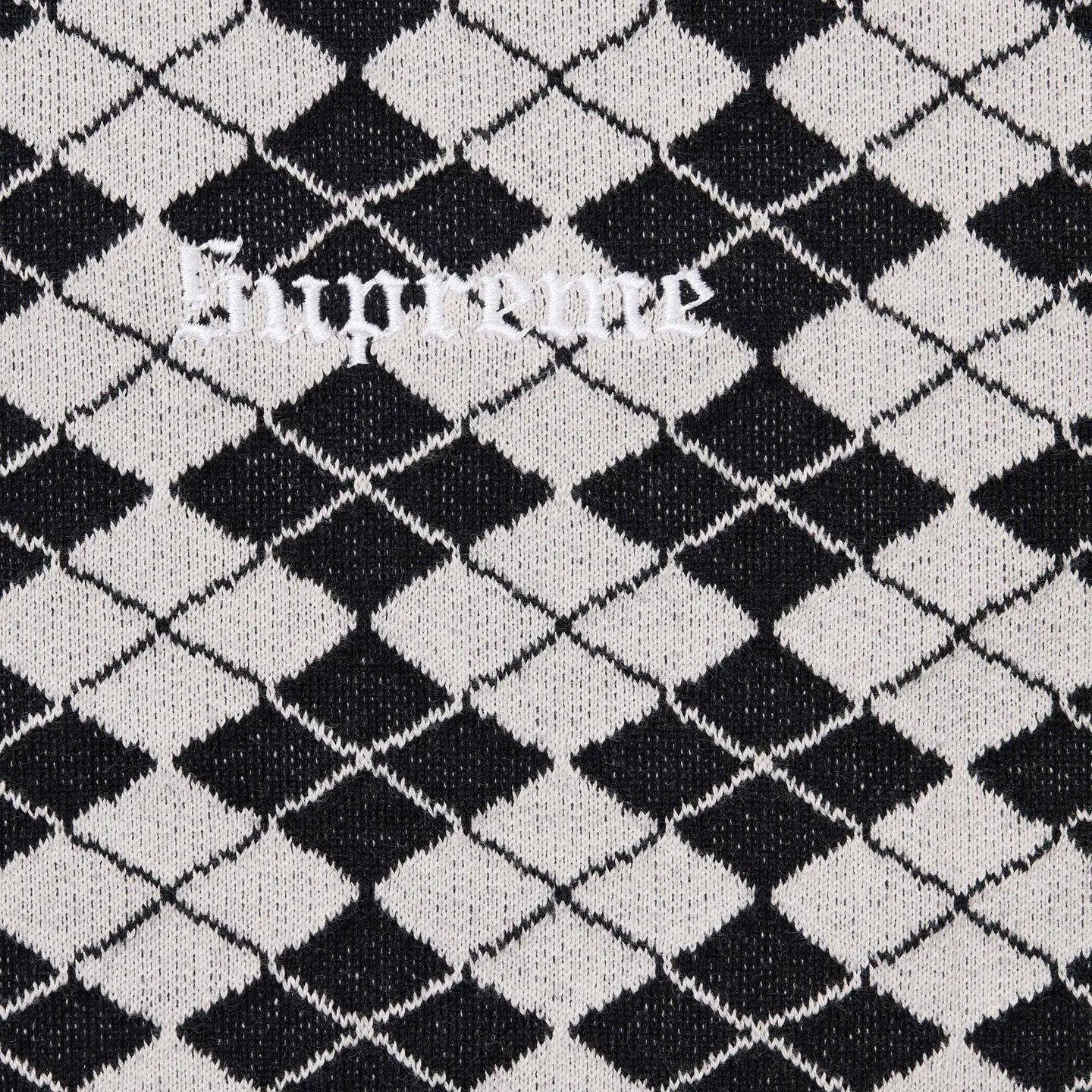 Supreme Diamond Jacquard S/S Top Black