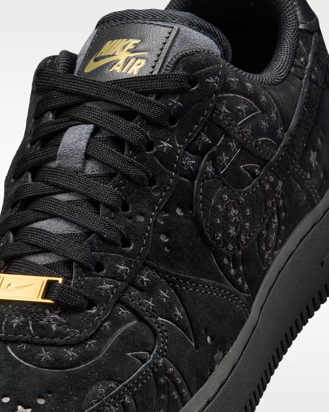 IO1259-001 Nike Air Force 1 '07 Premium+ Paisley Black (Women's)