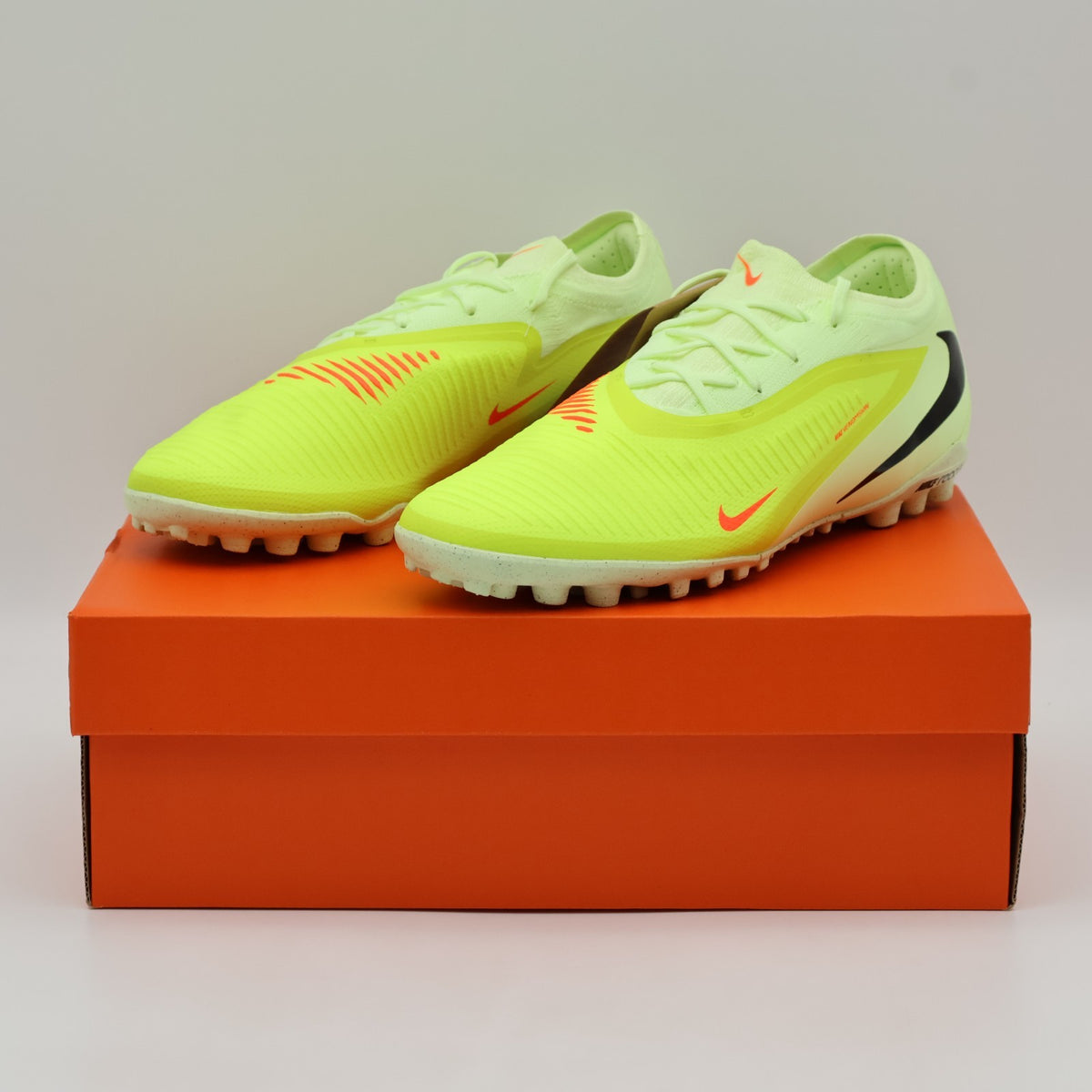 HJ4123-800 Nike Phantom 6 Low Pro TF Hyper Crimson Limelight Black (Men's)