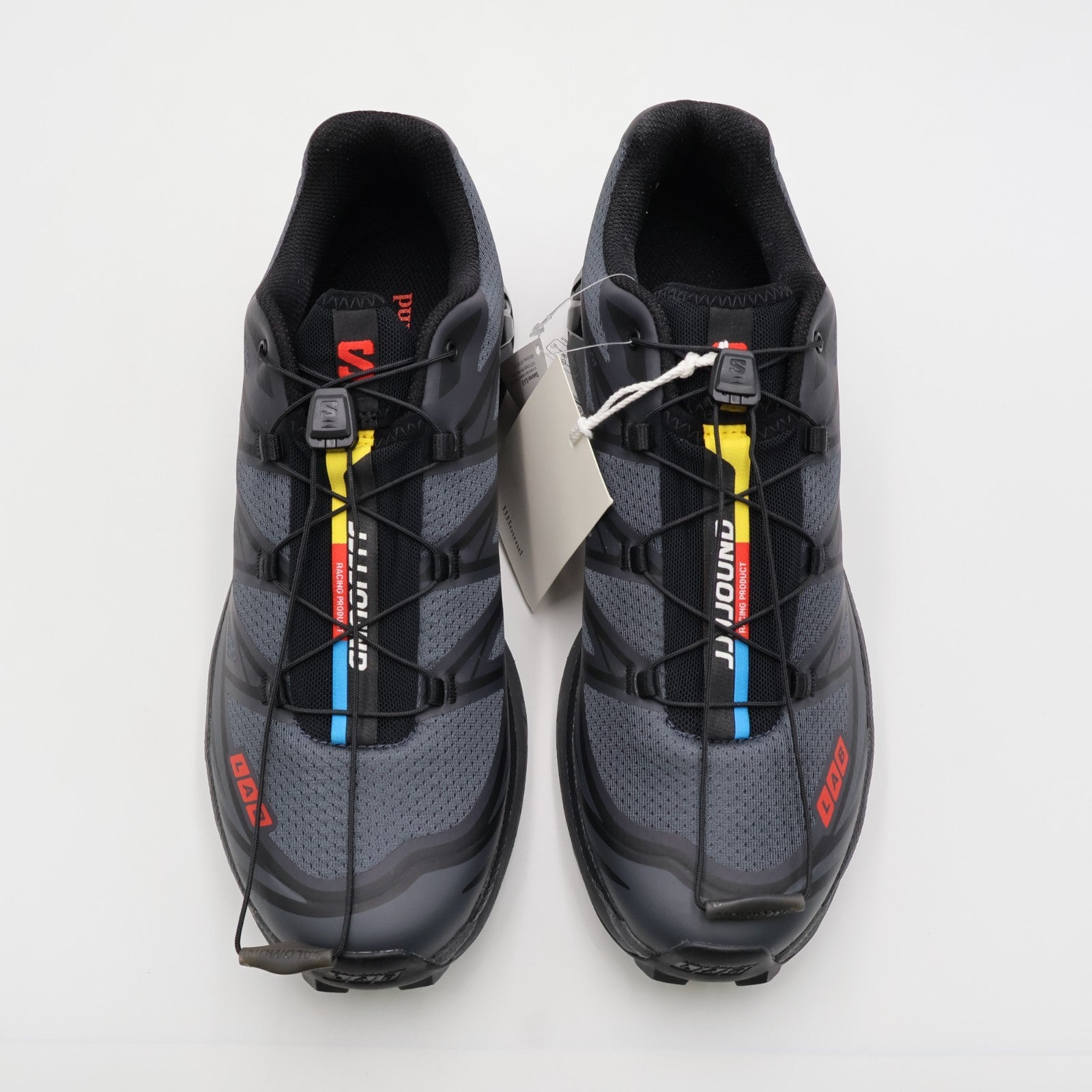 L49130300 JJJJound Salomon XT-6 Ebony Black Fiery Red (Men's)