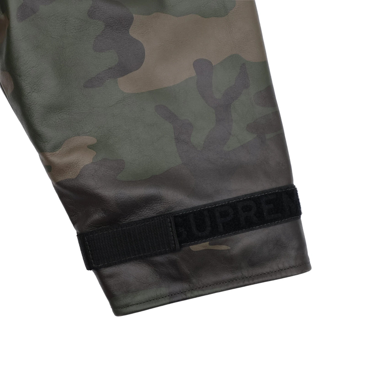 Supreme Marithe Francois Girbaud Hooded Leather Flight Bomber Jacket Camo