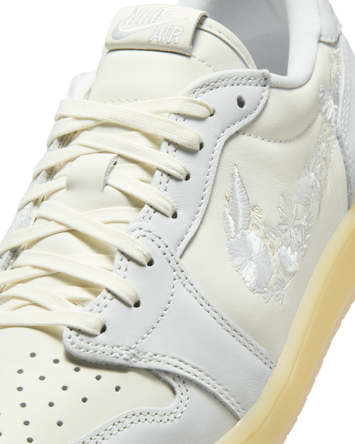 IF4391-100 Nike Air Jordan 1 Low OG Rabbit Floral Swoosh (Men's)