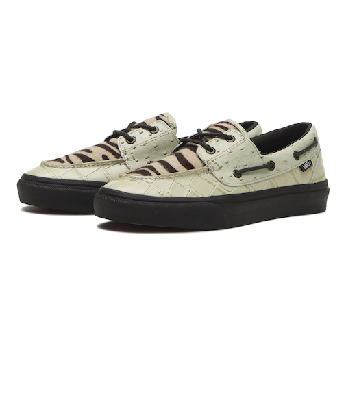 685702-0001 HOUYHNHNM Ã Vans 2 Eyelet Beige Mix (V176CF HYNM) (Men's)
