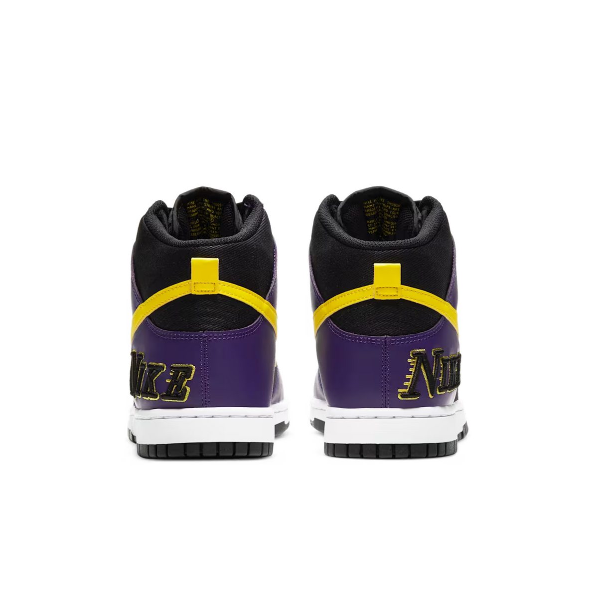 DH0642-001 Nike Dunk High EMB "Lakers" (Men's)