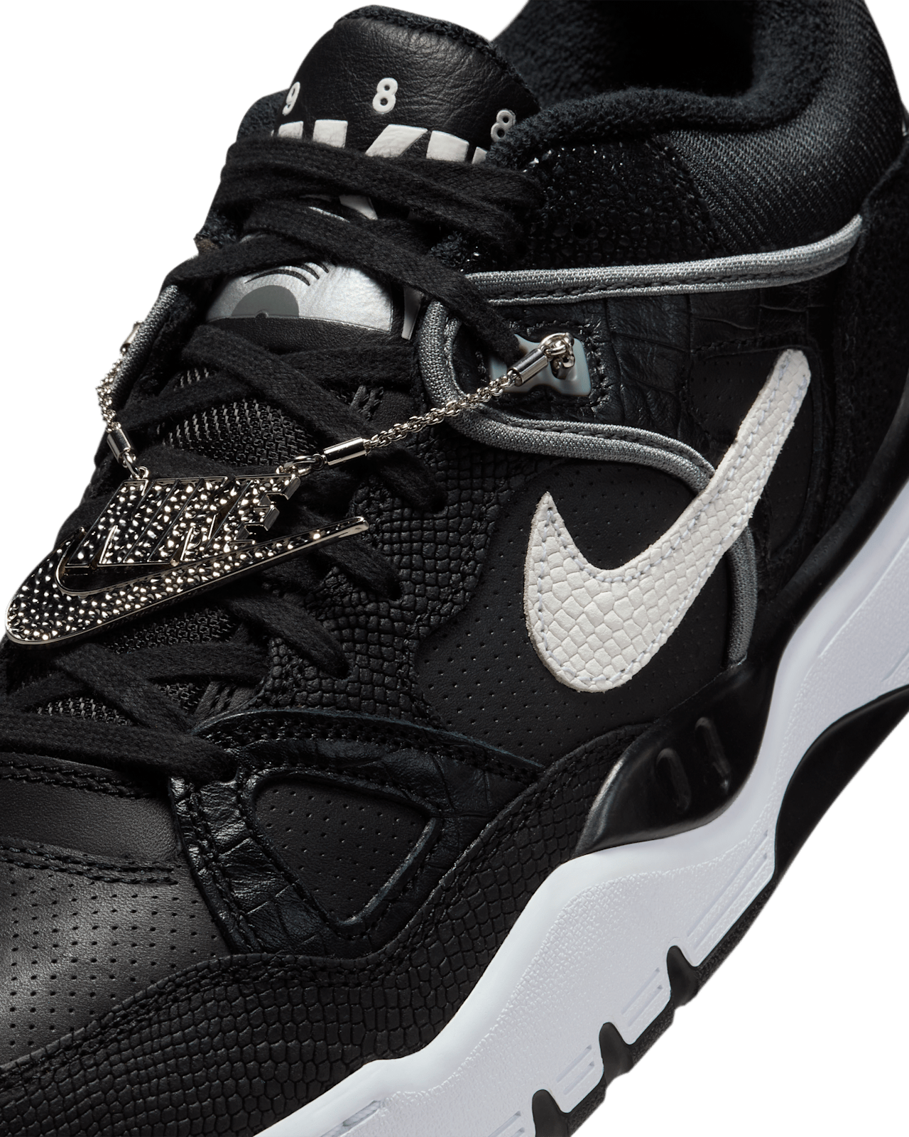 HF7630-001 NIGO Nike Air Force 3 Low Black White Heel Logo NIGO (Men's)