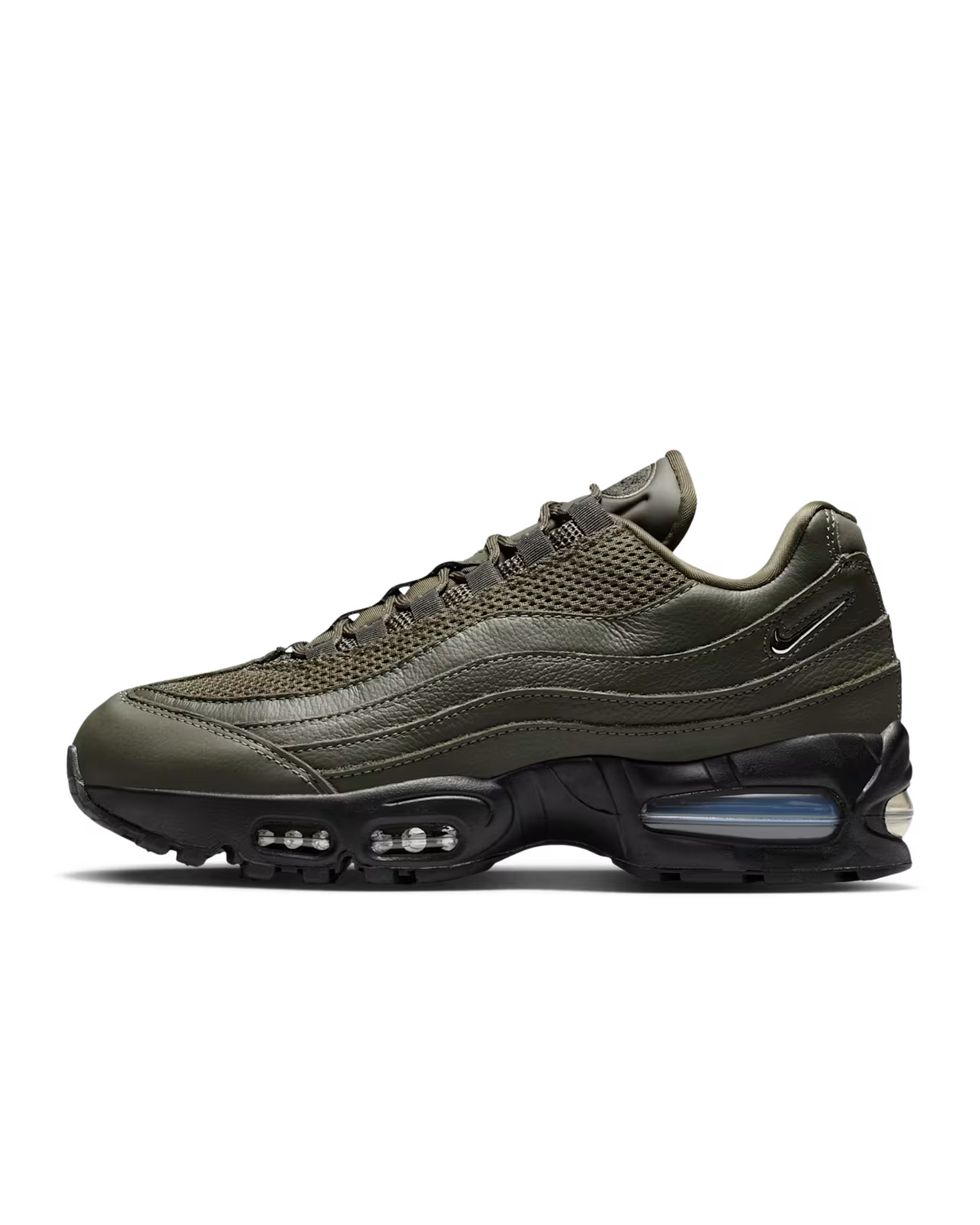 IH1413-300 Nike Air Max 95 Big Bubble Cargo Khaki Black (Women's)