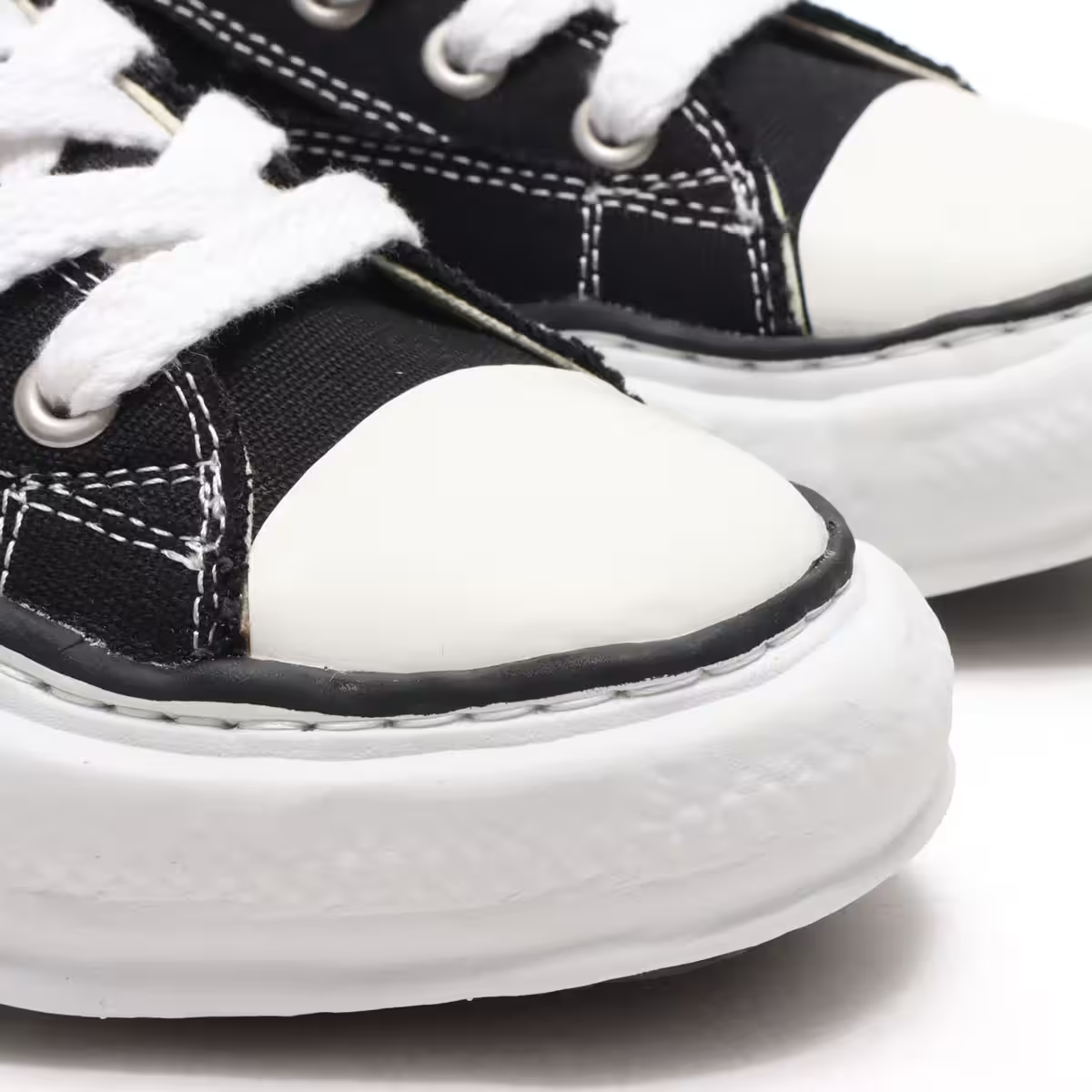 A01FW702-black Maison MIHARA YASUHIRO PETERSON Original Sole Canvas Low (Men's)