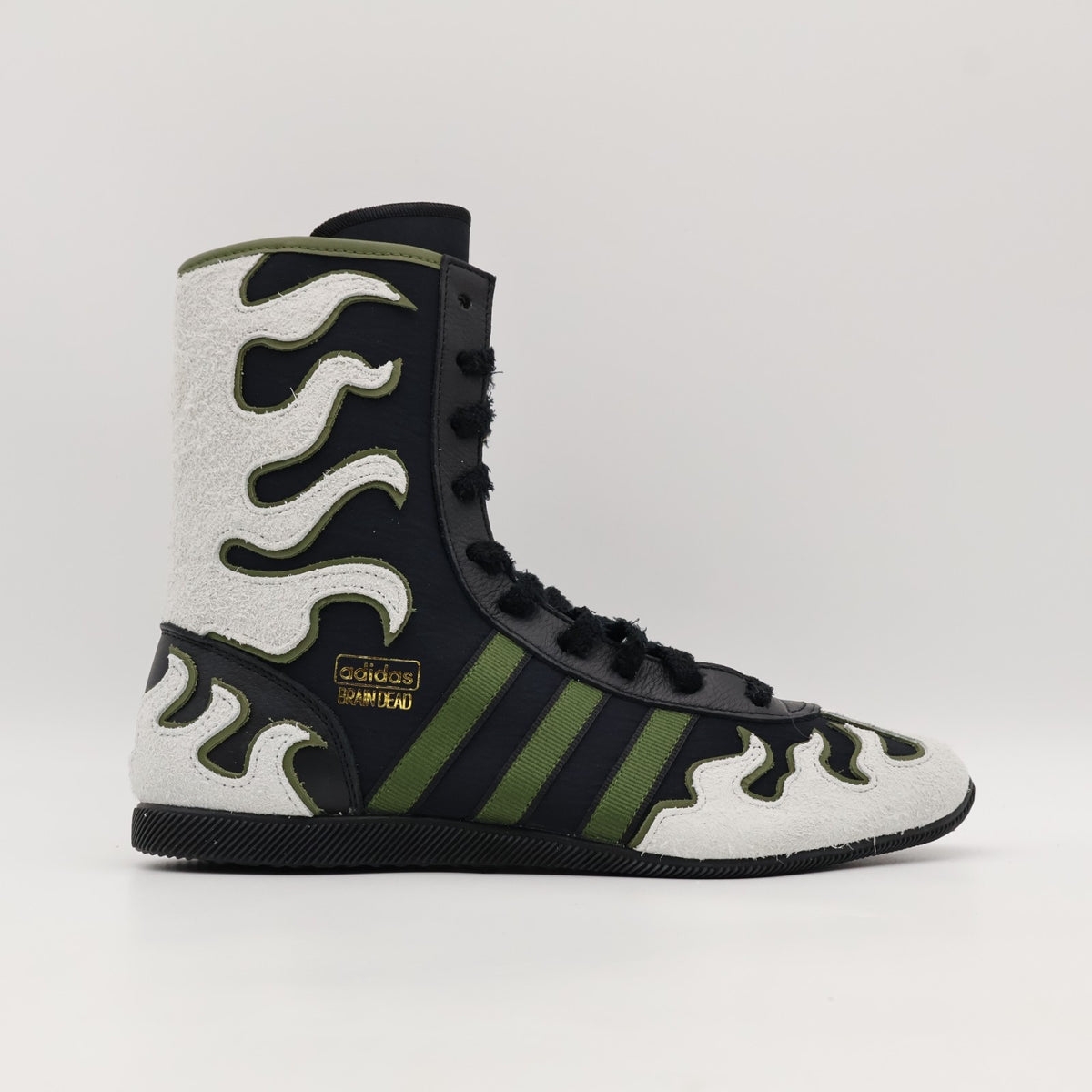 JQ6790 Brain Dead Ã adidas Originals Japan Hi Core Black Crystal White (Men's)