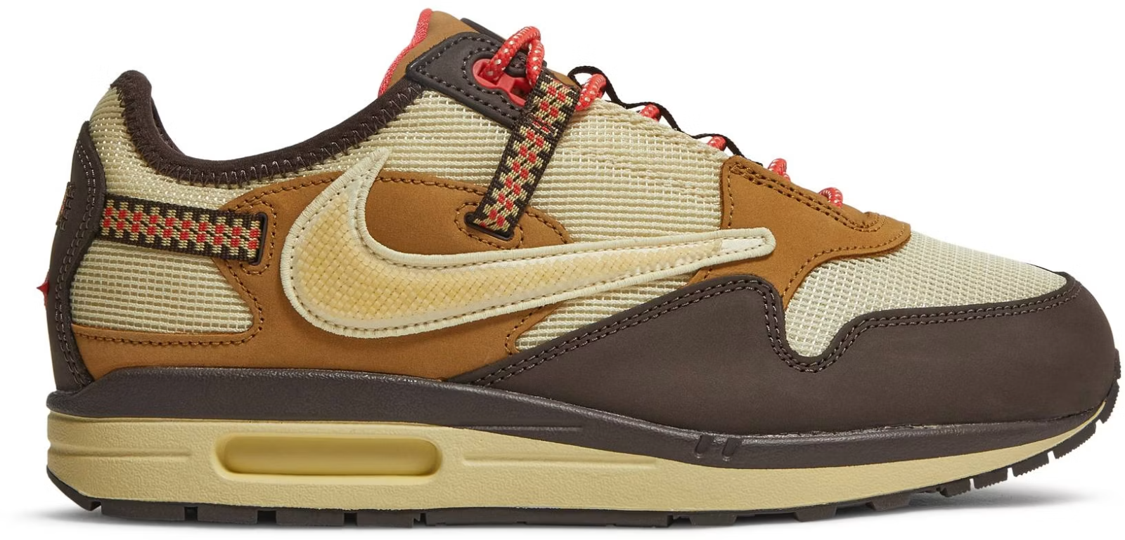 DO9392-200 Travis Scott Ã Nike Air Max 1 "CACT.US Brown" (Men's)