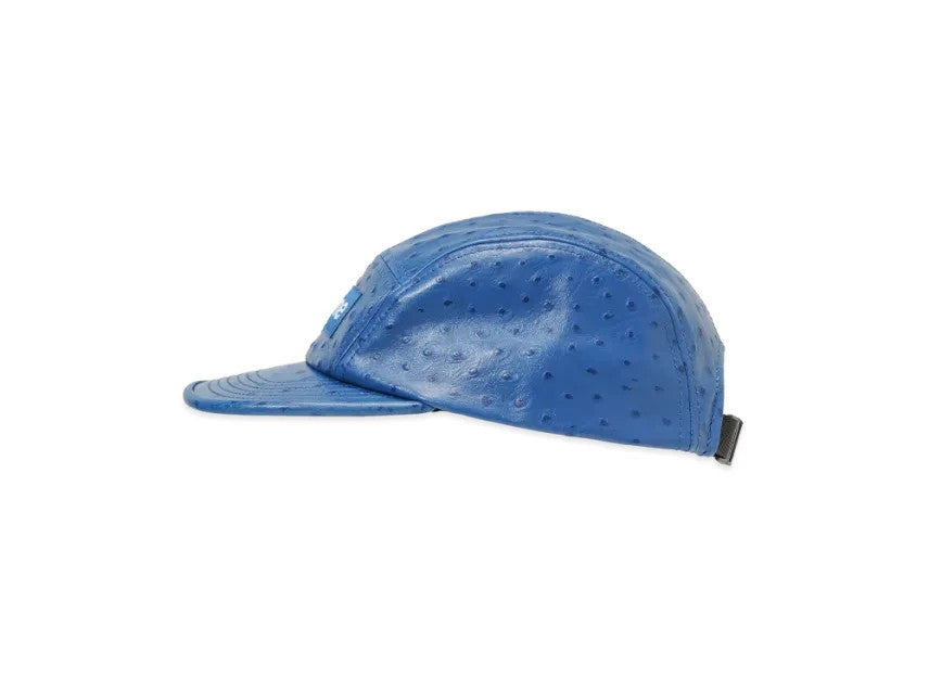 Supreme Ostrich Embossed Leather GORE-TEX Camp Cap "Blue"