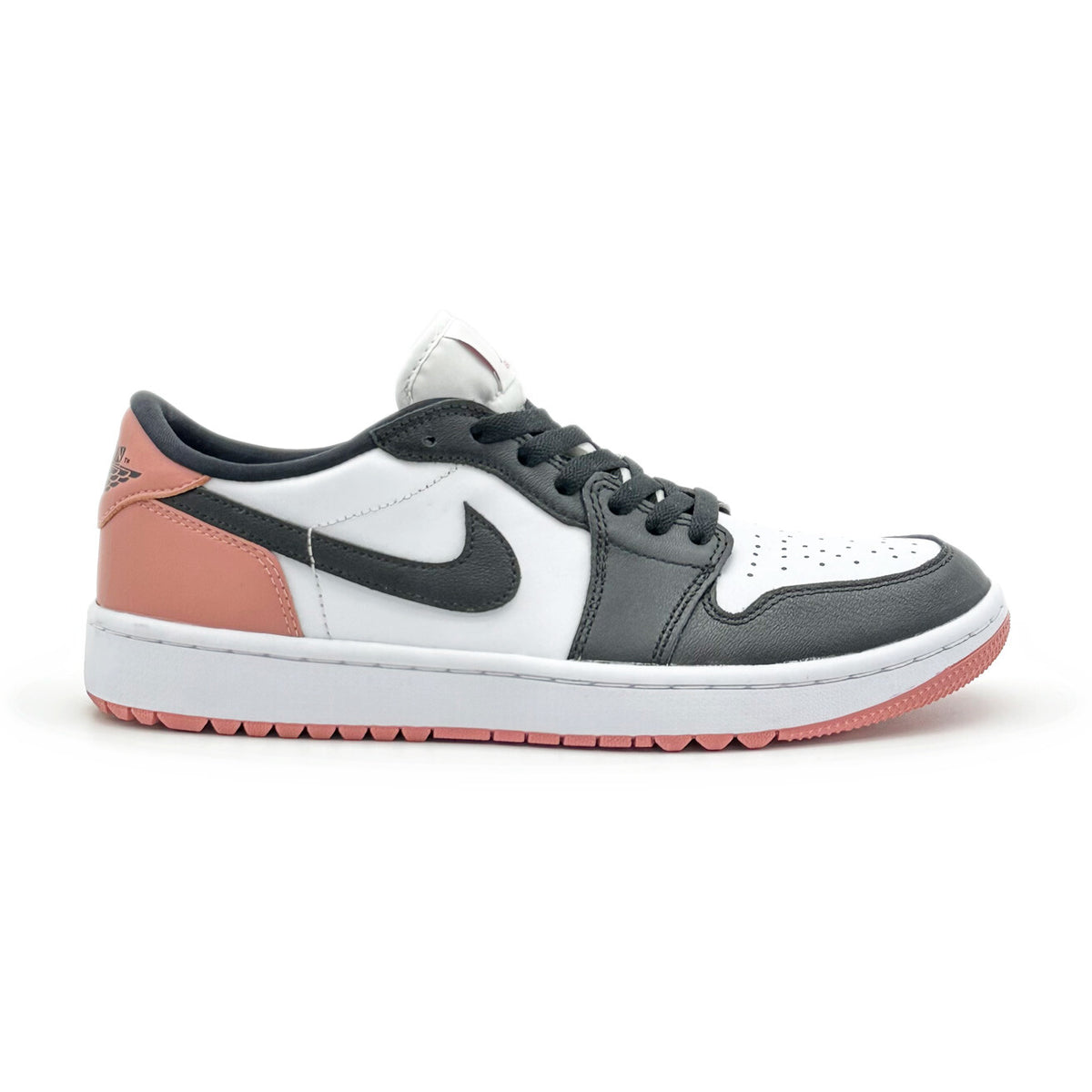DD9315-106 Nike Air Jordan 1 Low Golf Rust Pink Black White Beige Rose (Men's)