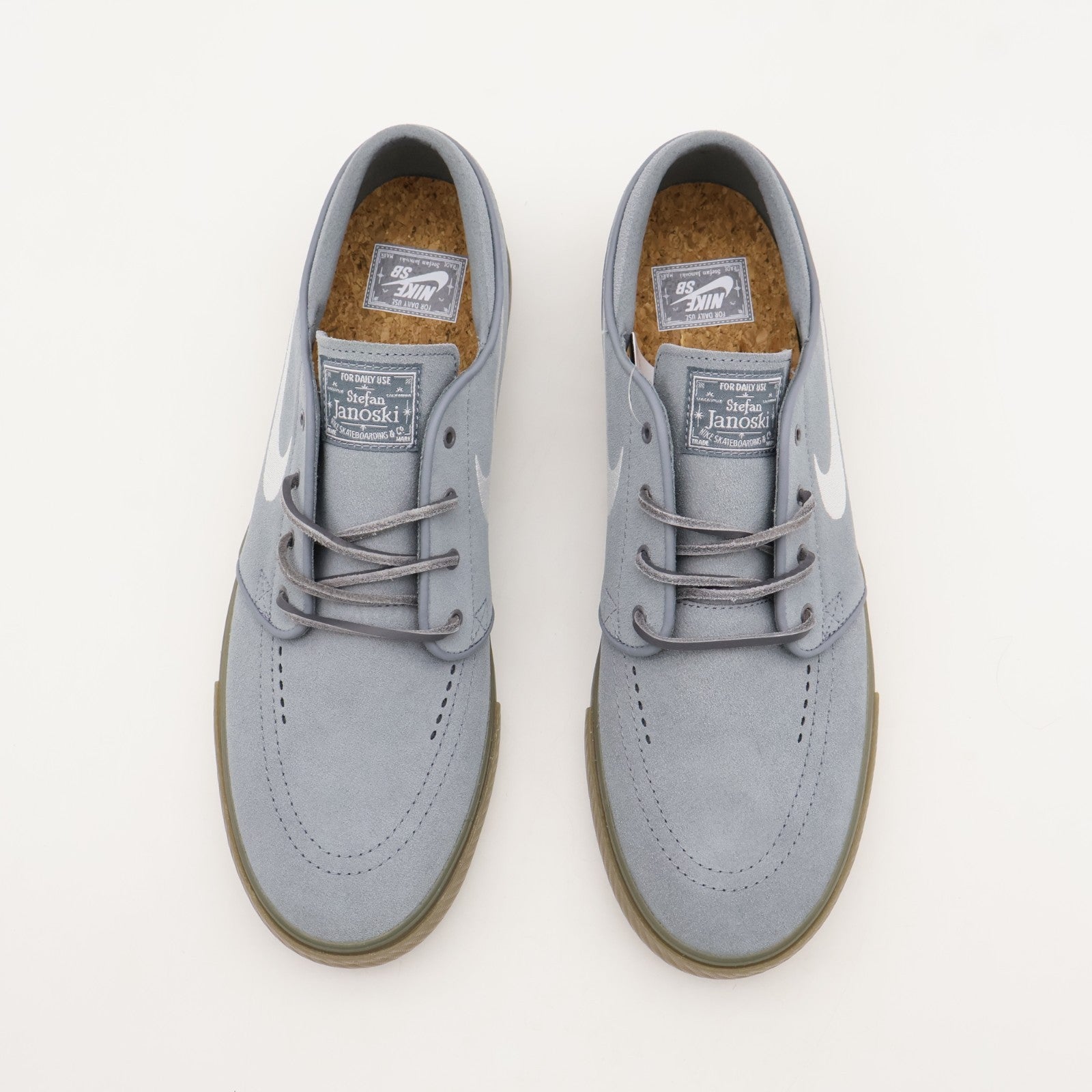 FD6757-003 Nike SB Zoom Janoski OG+ Cool Grey Cool Grey Gum Light Brown (Men's)