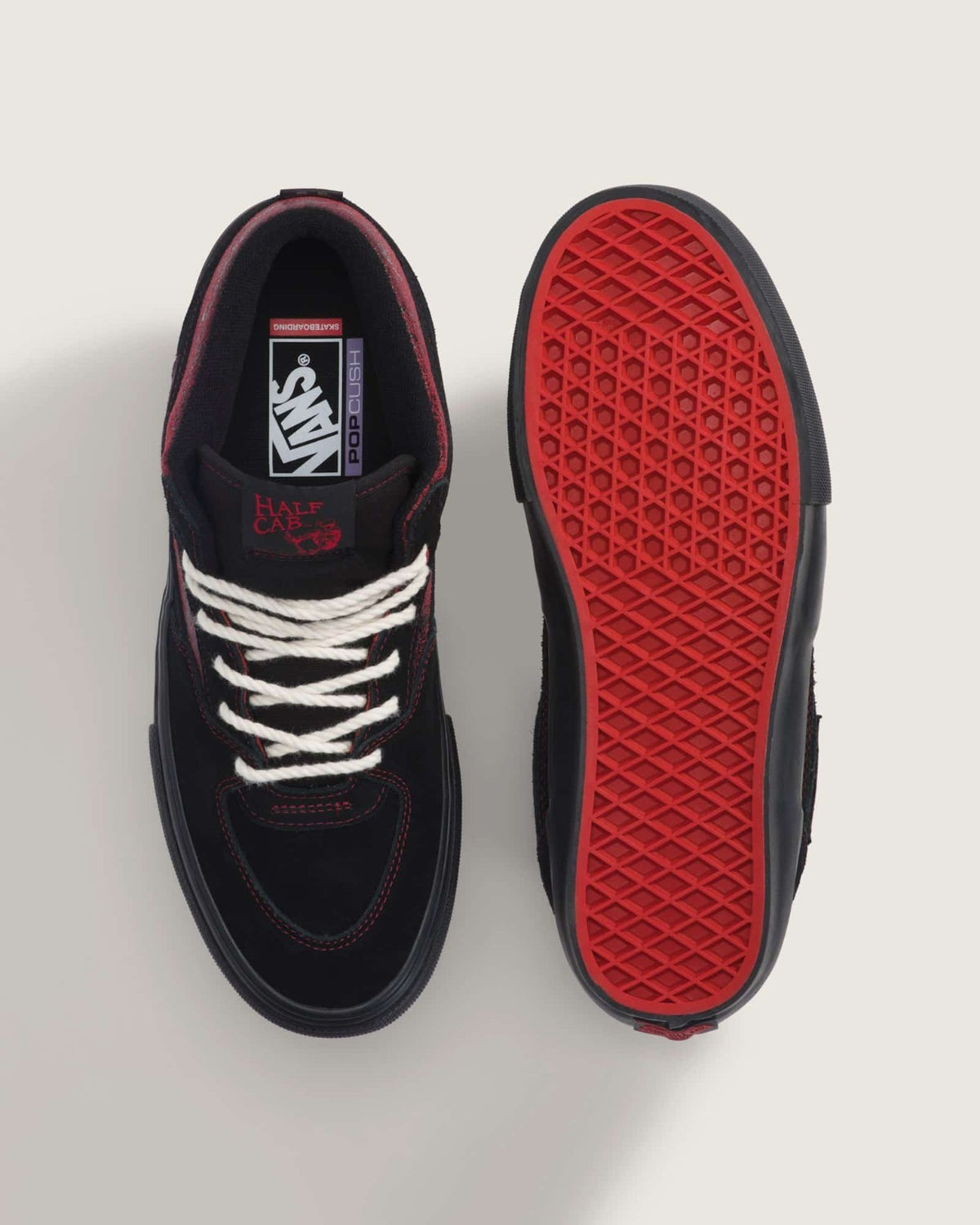 VN0A5FCDY25 Vans Skate Half Cab "Red/Black" (Men's)