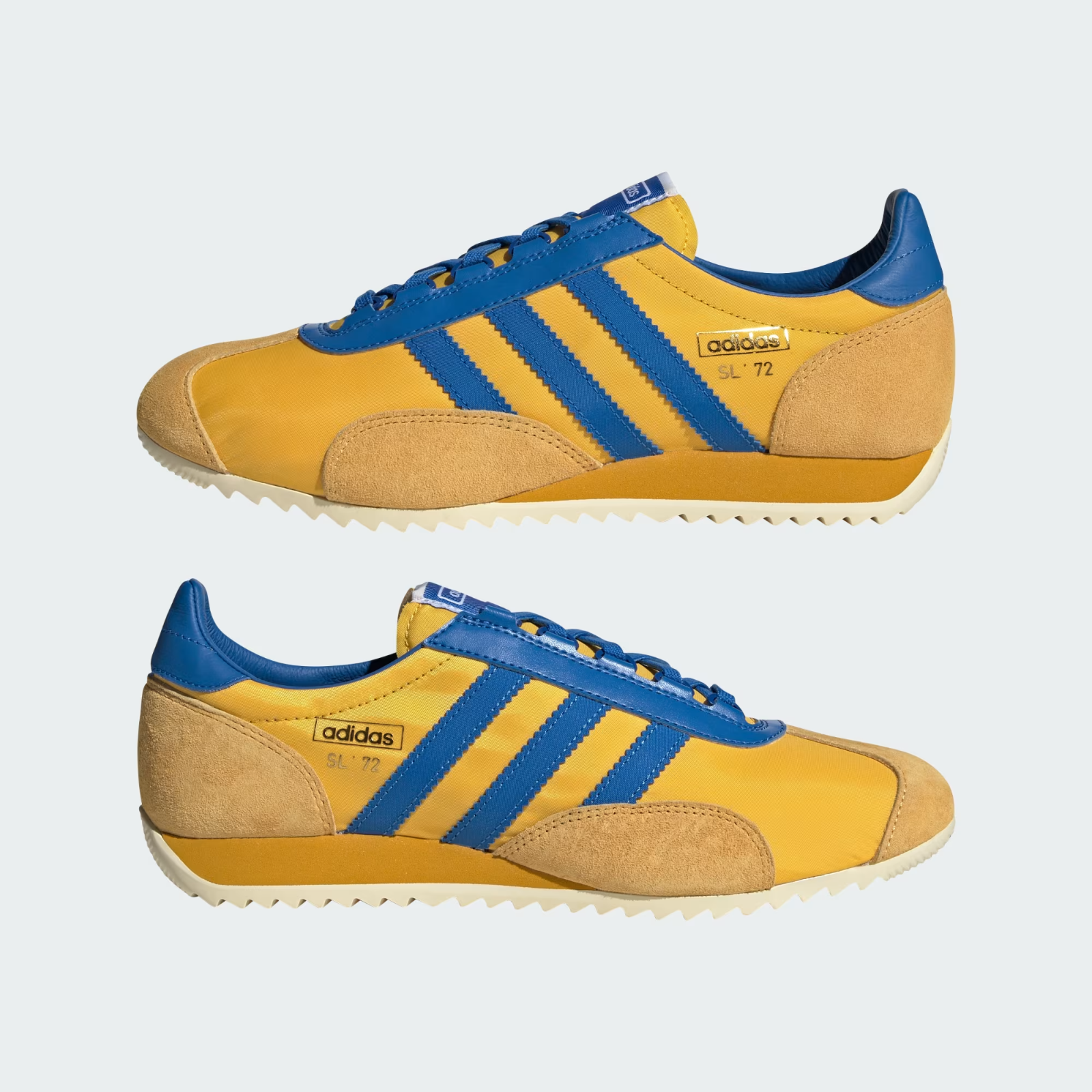 JR3638 adidas SL72 PT Bold Gold Bright Royal Royal Blue (Men's)