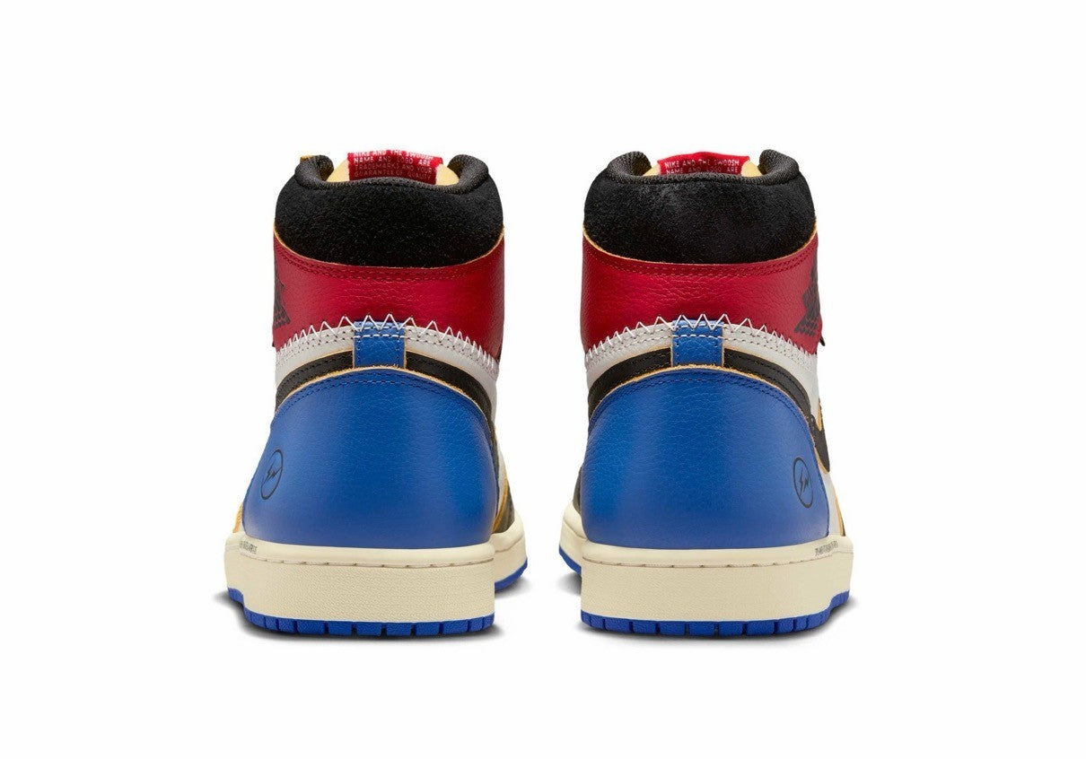IO7847-002 fragment design UNION Nike Air Jordan 1 High OG Black Varsity (Men's)