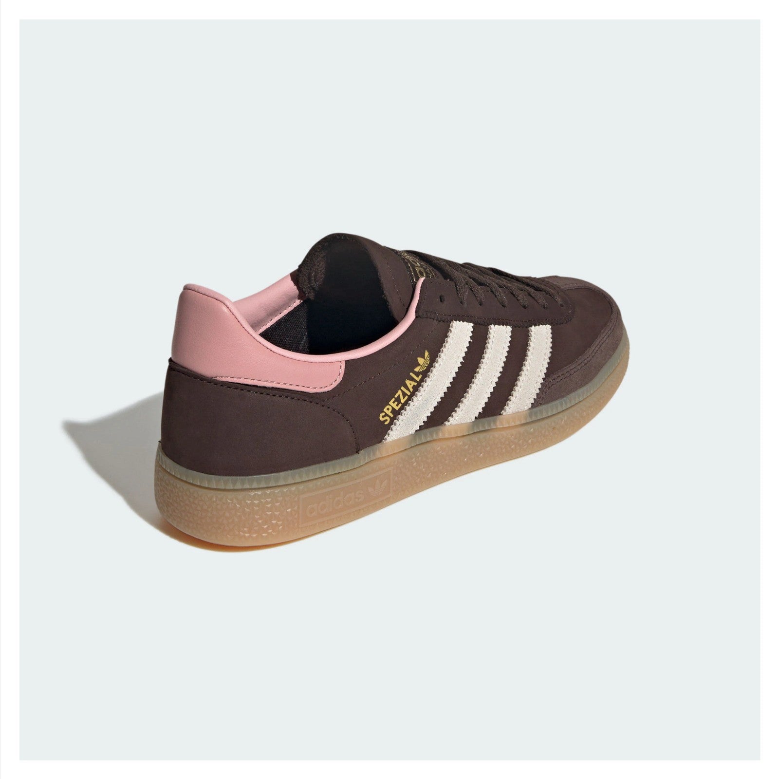 JR0852 adidas Originals Handball Spezial Dark Brown Alumina Wonder (Women's)