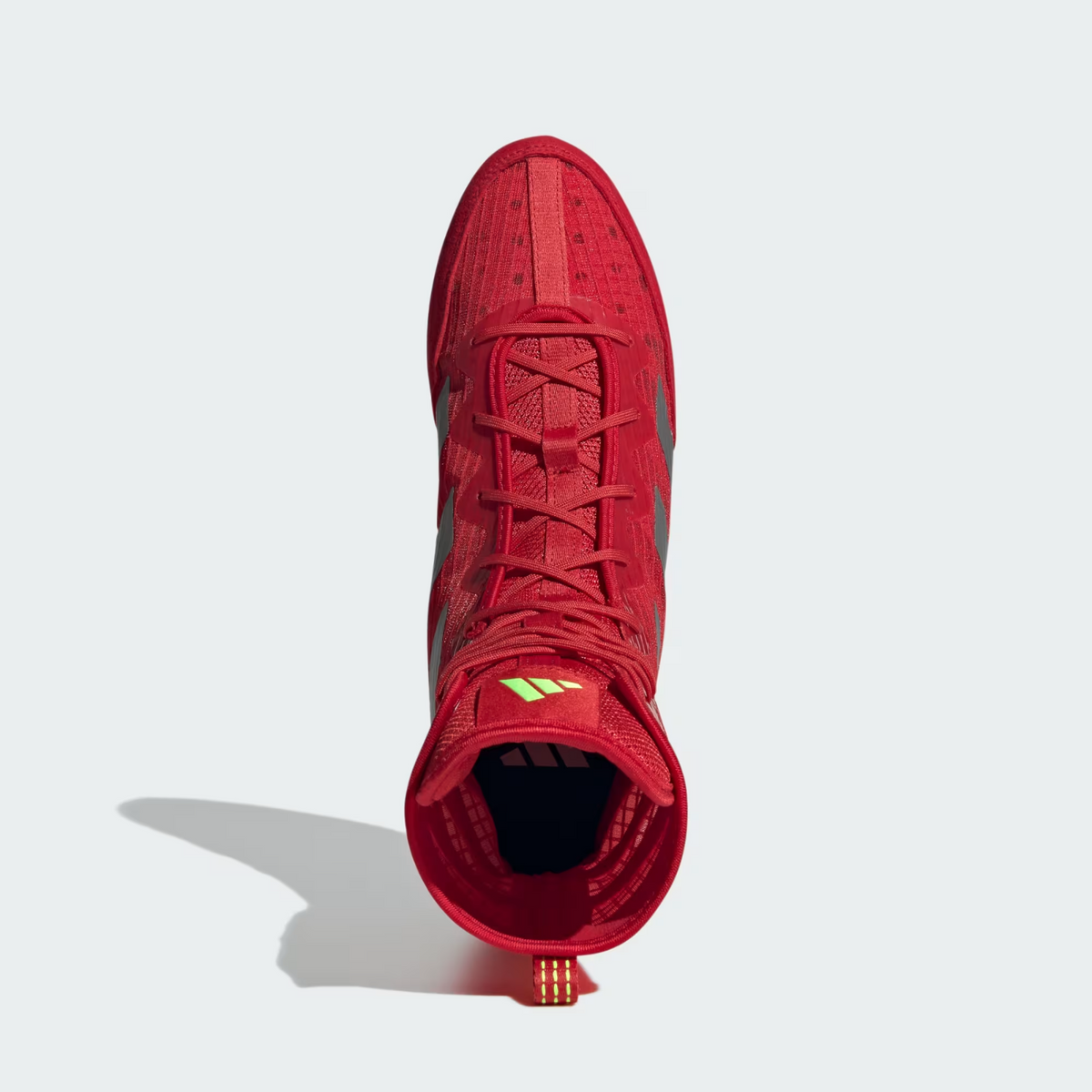 JP9846 adidas Box Hog 4 Better Scarlet Silver Metallic Lucid Lemon (Men's)